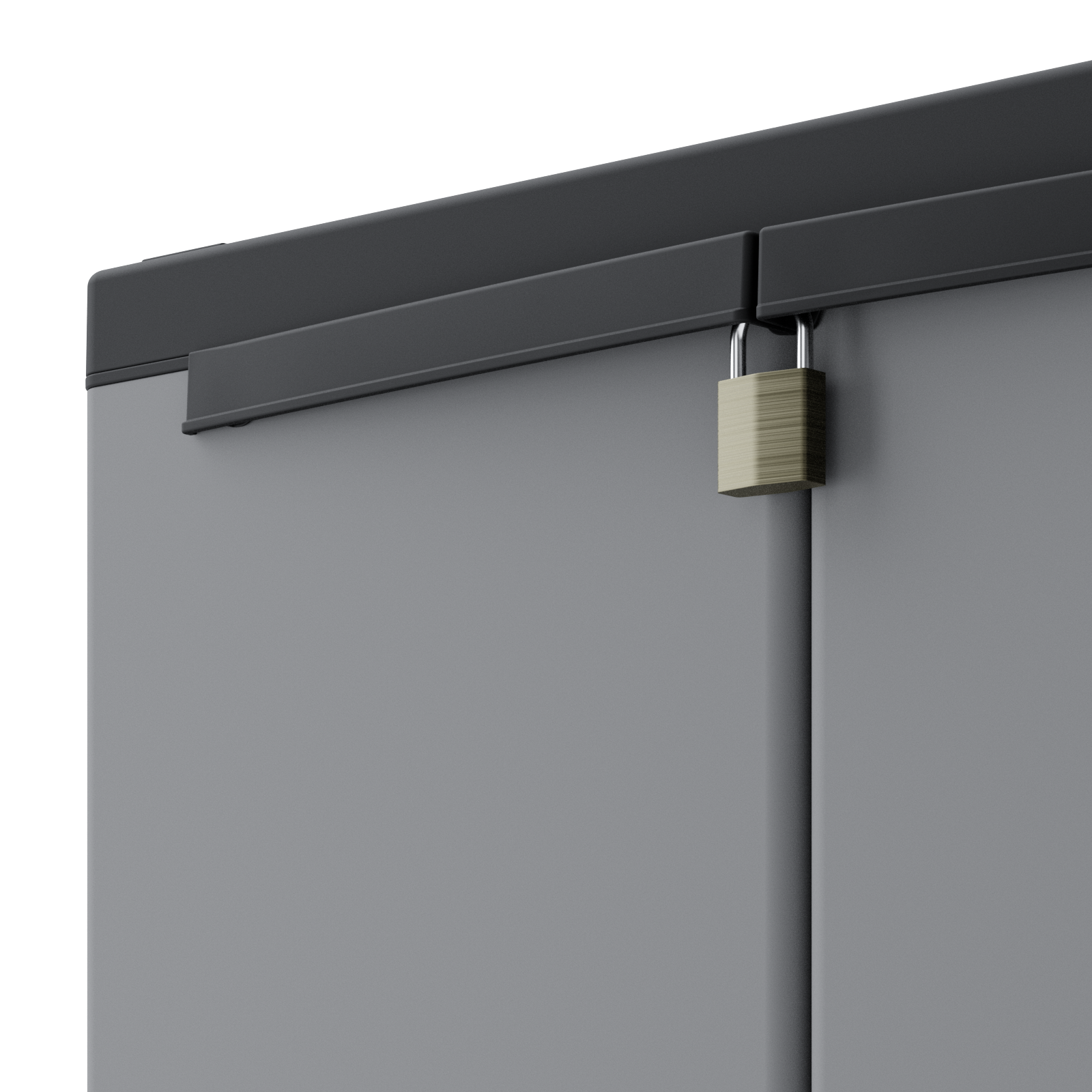 Armário em PVC baixo interior cinza 91,5x68x39 cm Spaceo Gary - 16