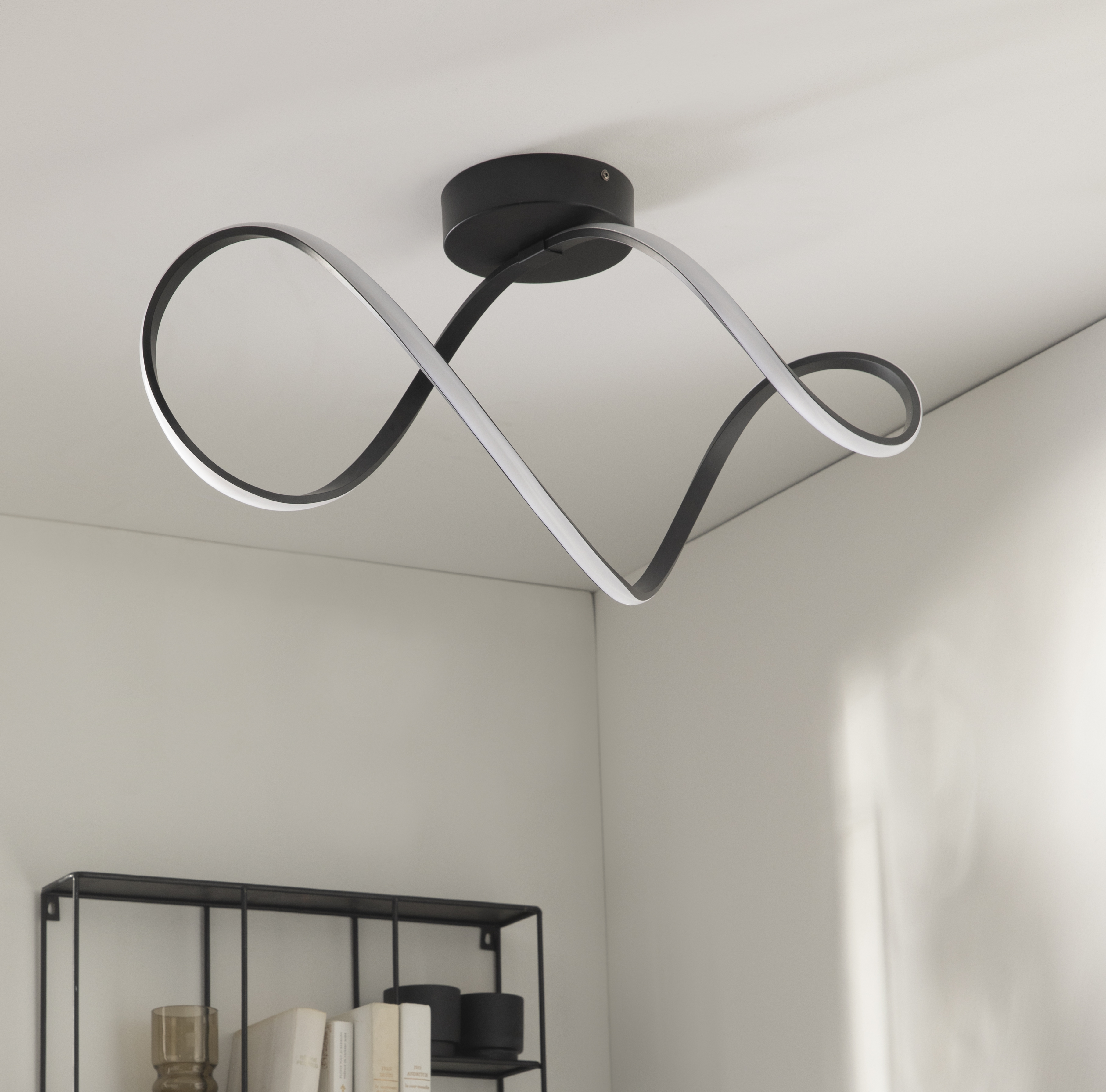 Lampa sufitowa Irena czarna 3300 lm LED Inspire - 6