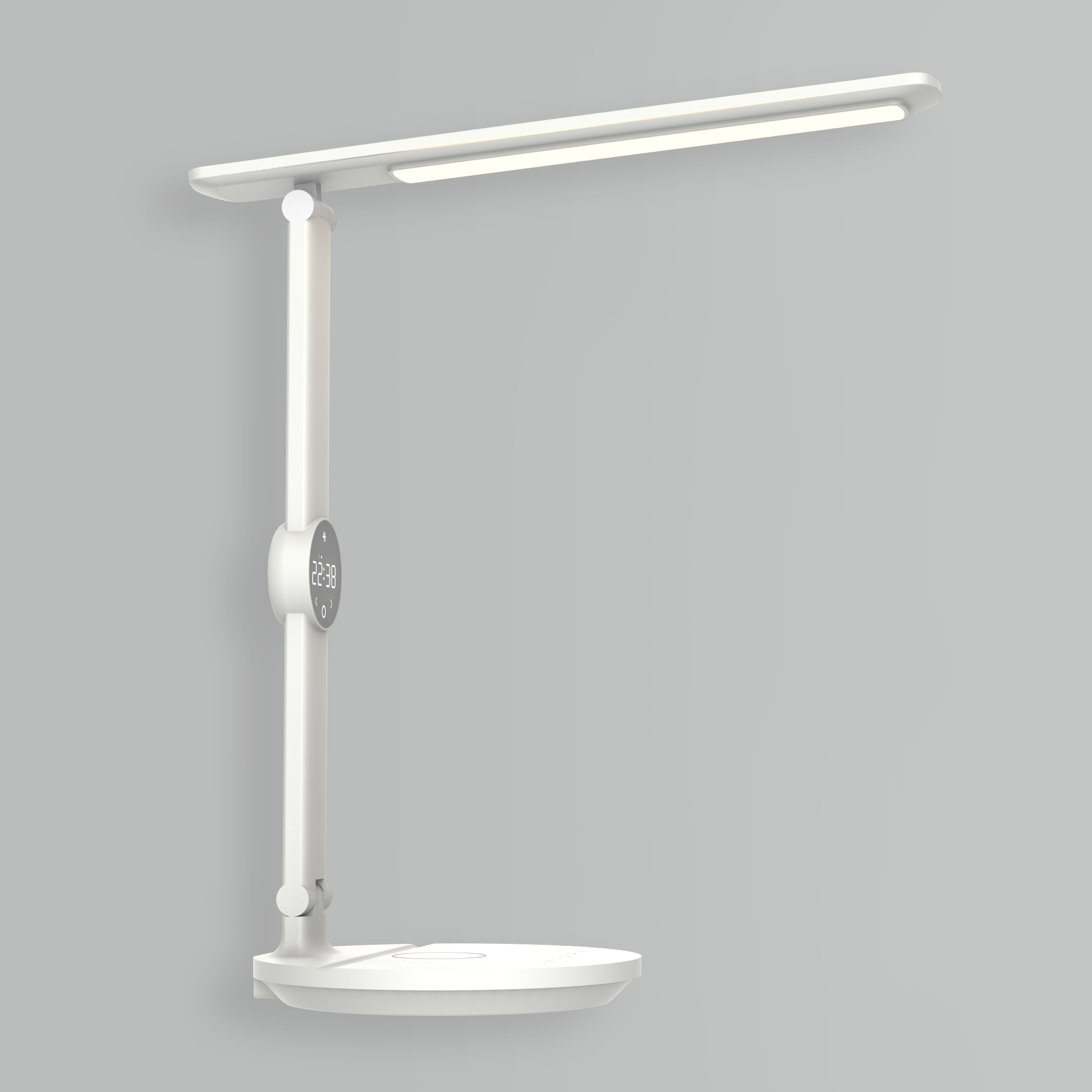 Lampada da scrivania LED design Alex touch bianco, luce con 3 temperature di colore 1000 LUMEN, INSPIRE - 5