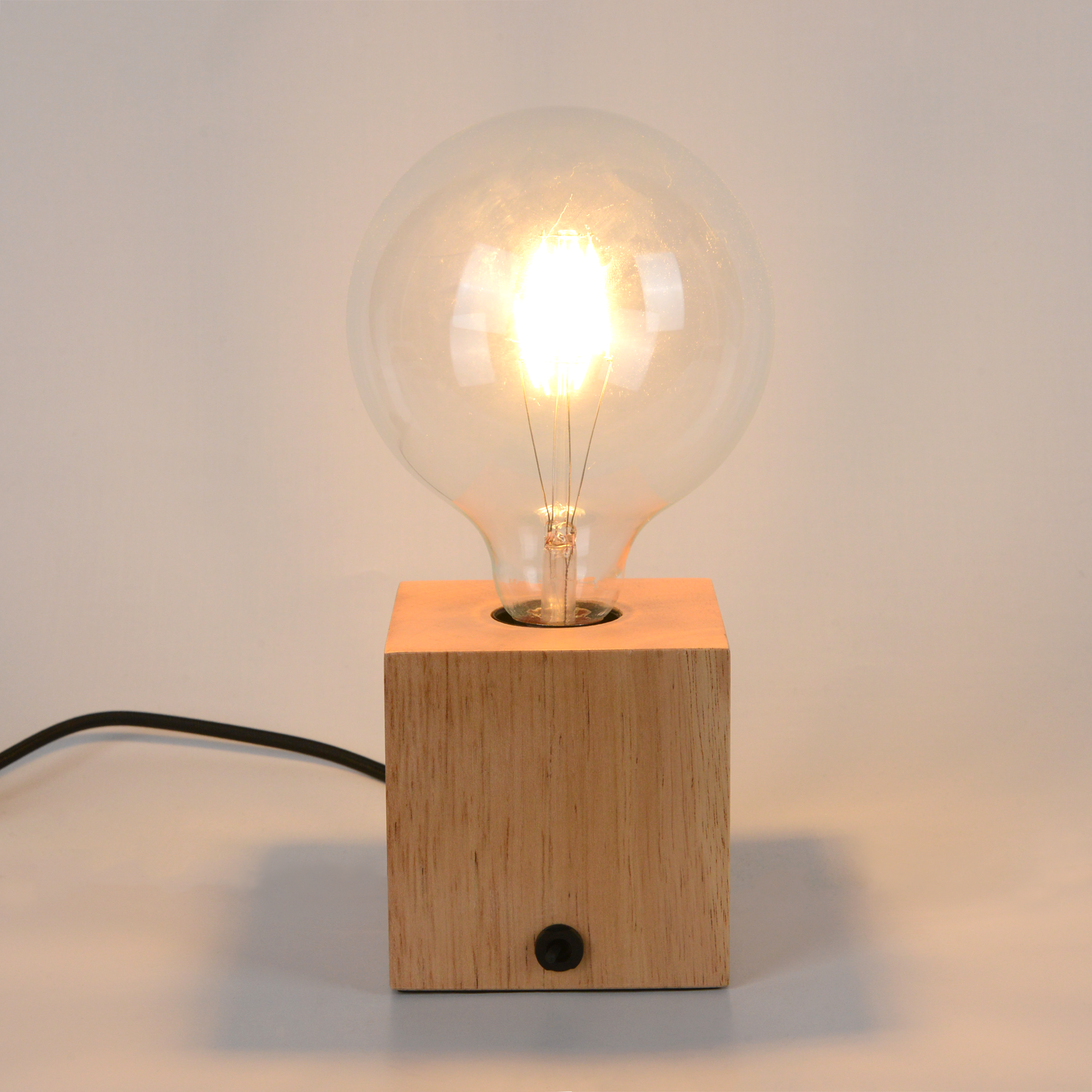 Lampka stołowa Bokken drewniana E27 Inspire - 6