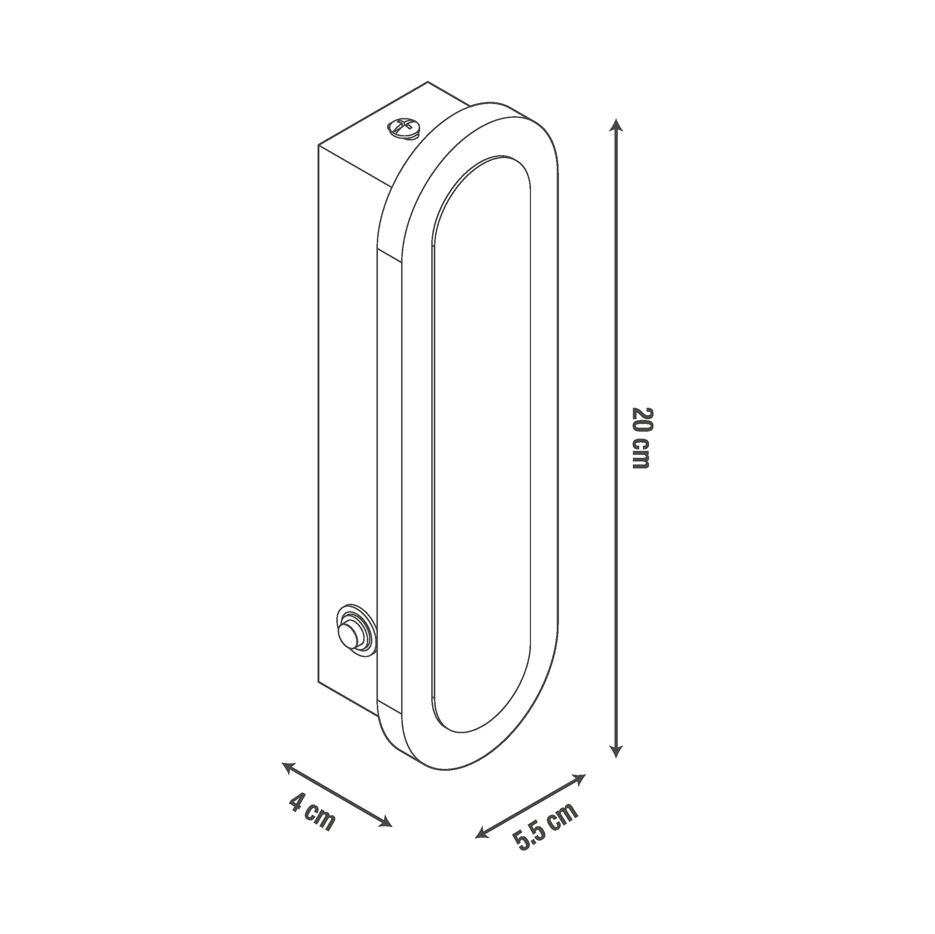Applique murale LED, Daba, INSPIRE - 6
