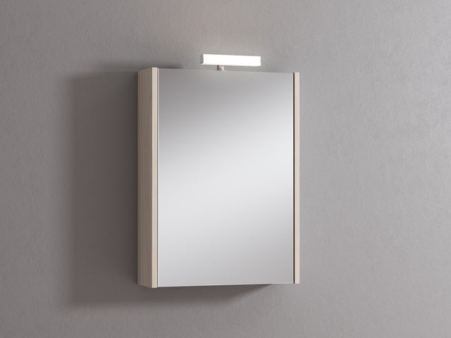 Pensile con luce Akira olmo rousseau L 51.5 x H 70 x P 15.5 cm