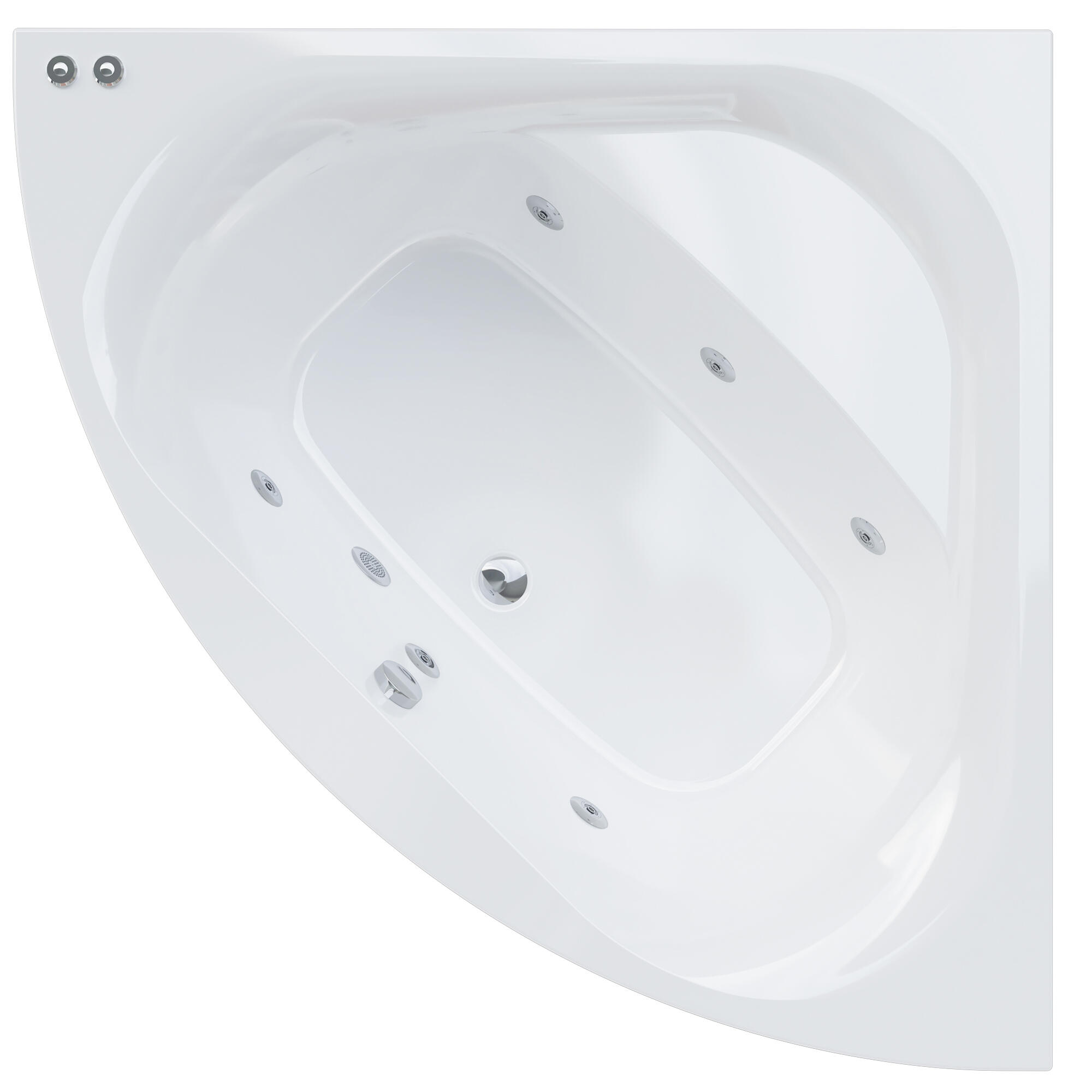 Bañera hidromasaje sanycces bento blanco 140x140 cm