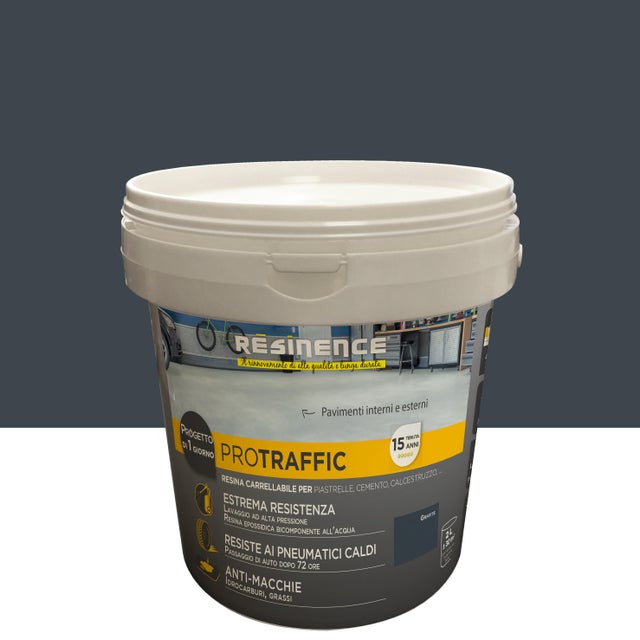 Resina epossidica Protraffic RÉSINENCE 2 L grigio grafite satinato