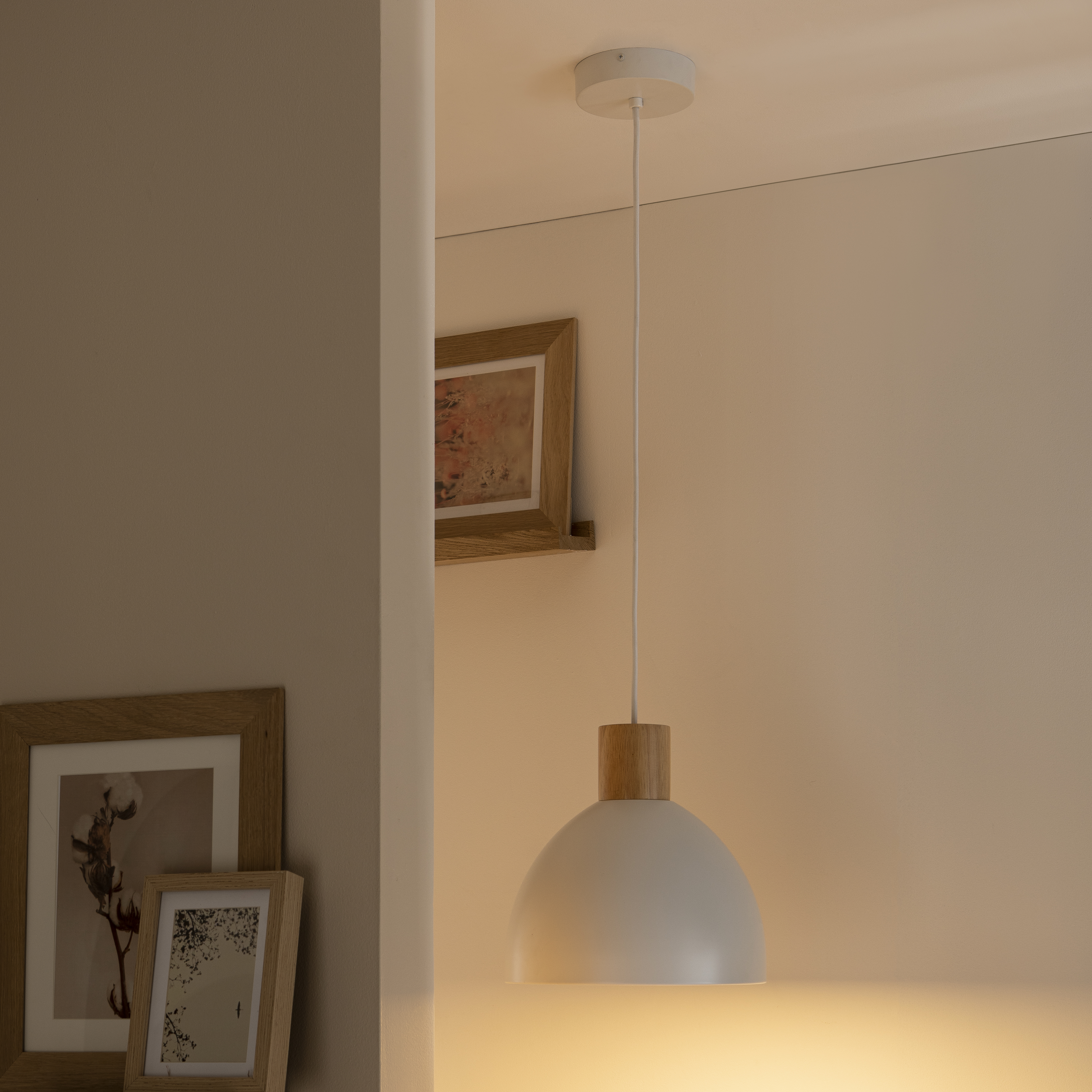 Lampa wisząca Venosa E27 biała Inspire - 9