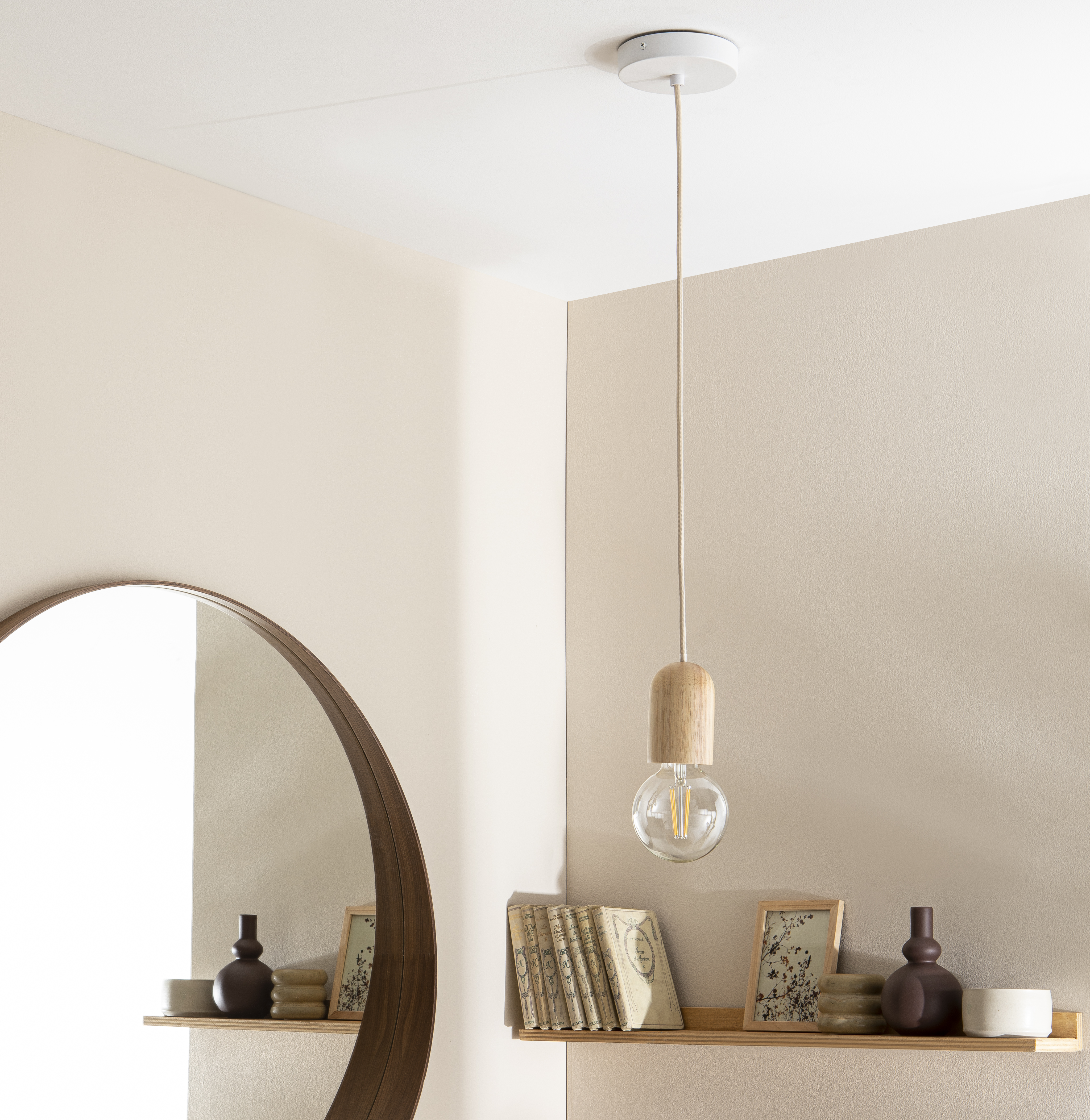 Zawiesie Pino dąb E27 Inspire