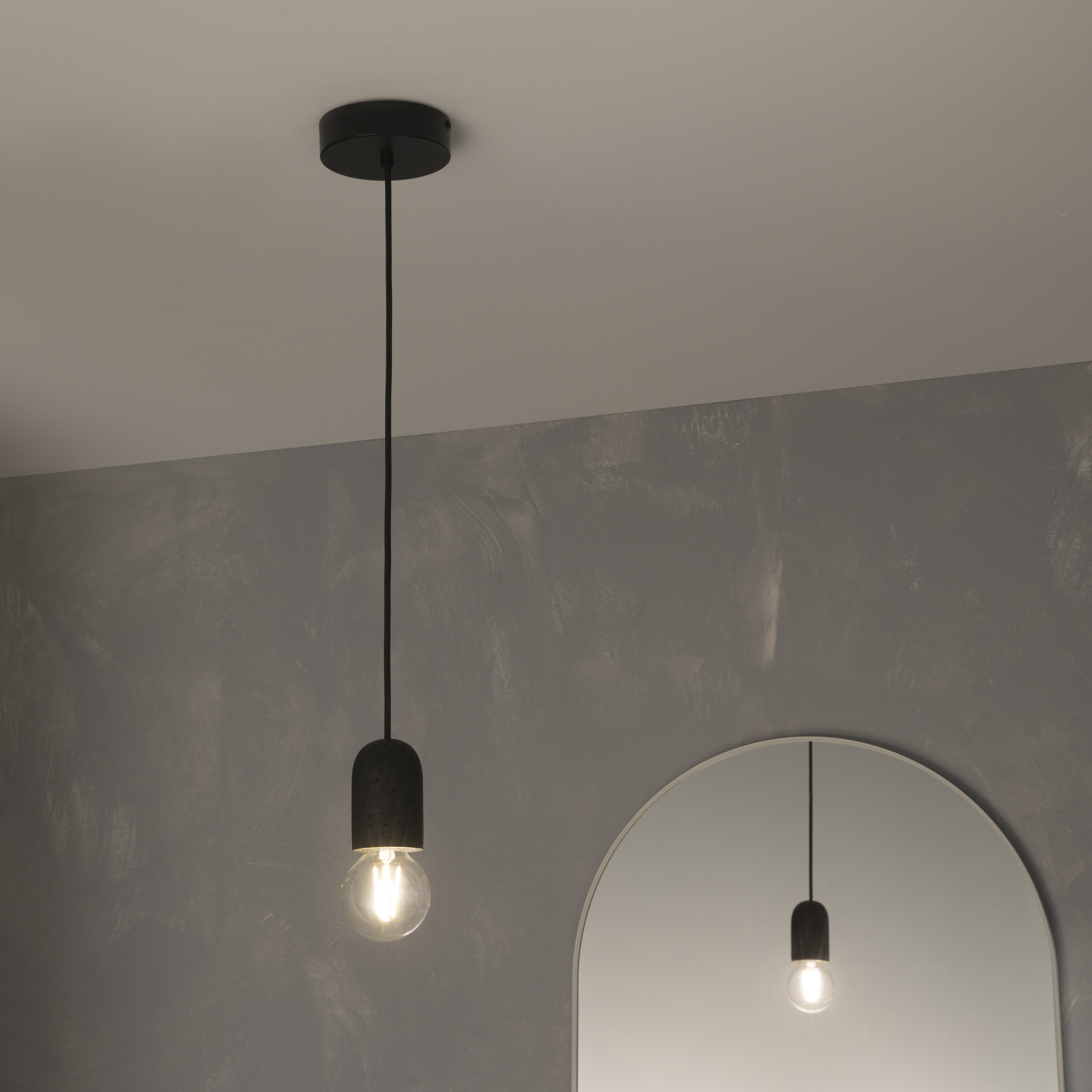 Lampa wisząca Rood czarna E27 Inspire - 3