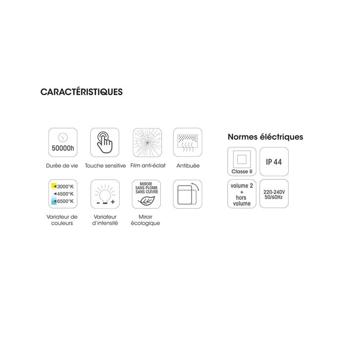 caracteristiques miroir solar 