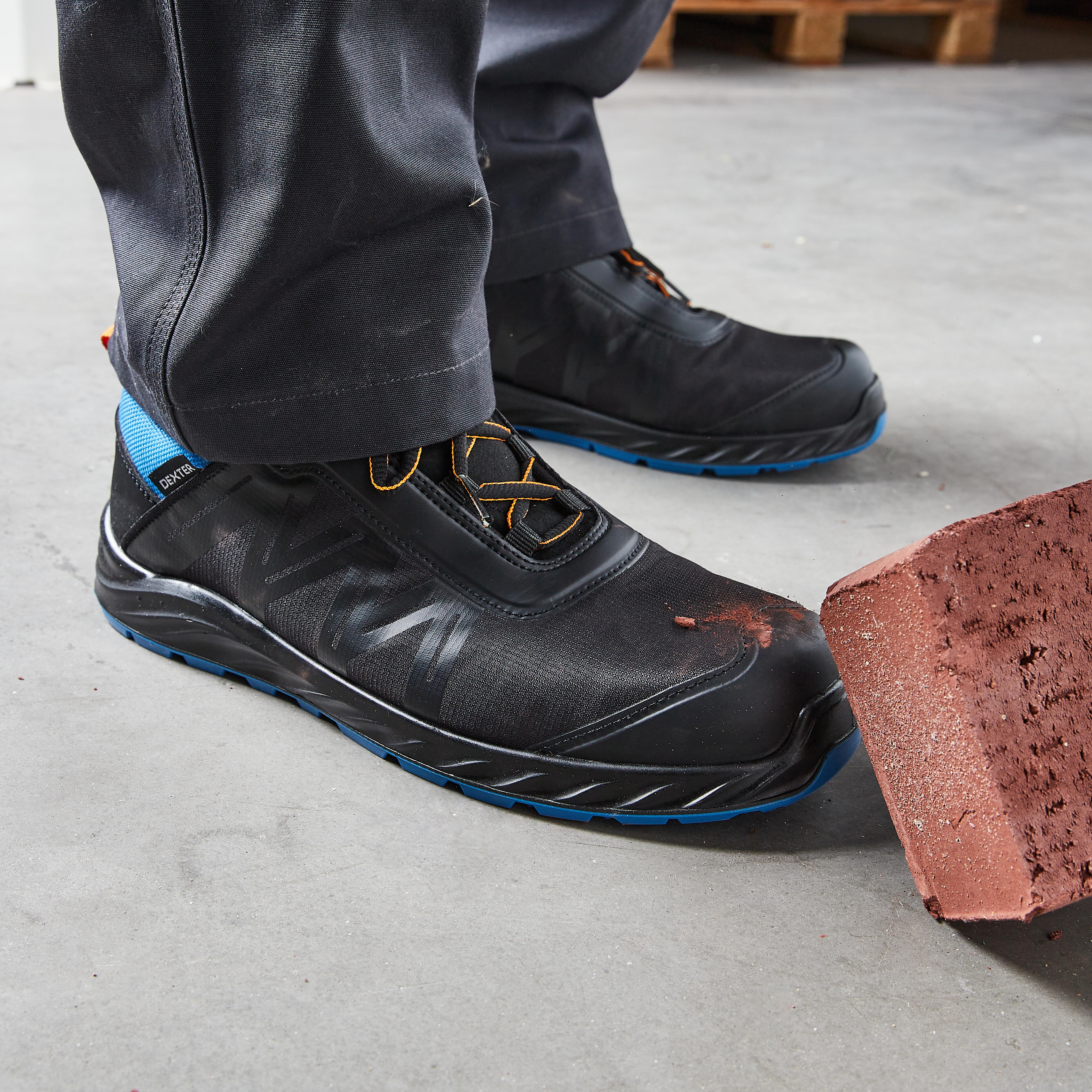 Chaussures de sécurité basses S1P Dexter urban, DEXTER noir T44 - 8