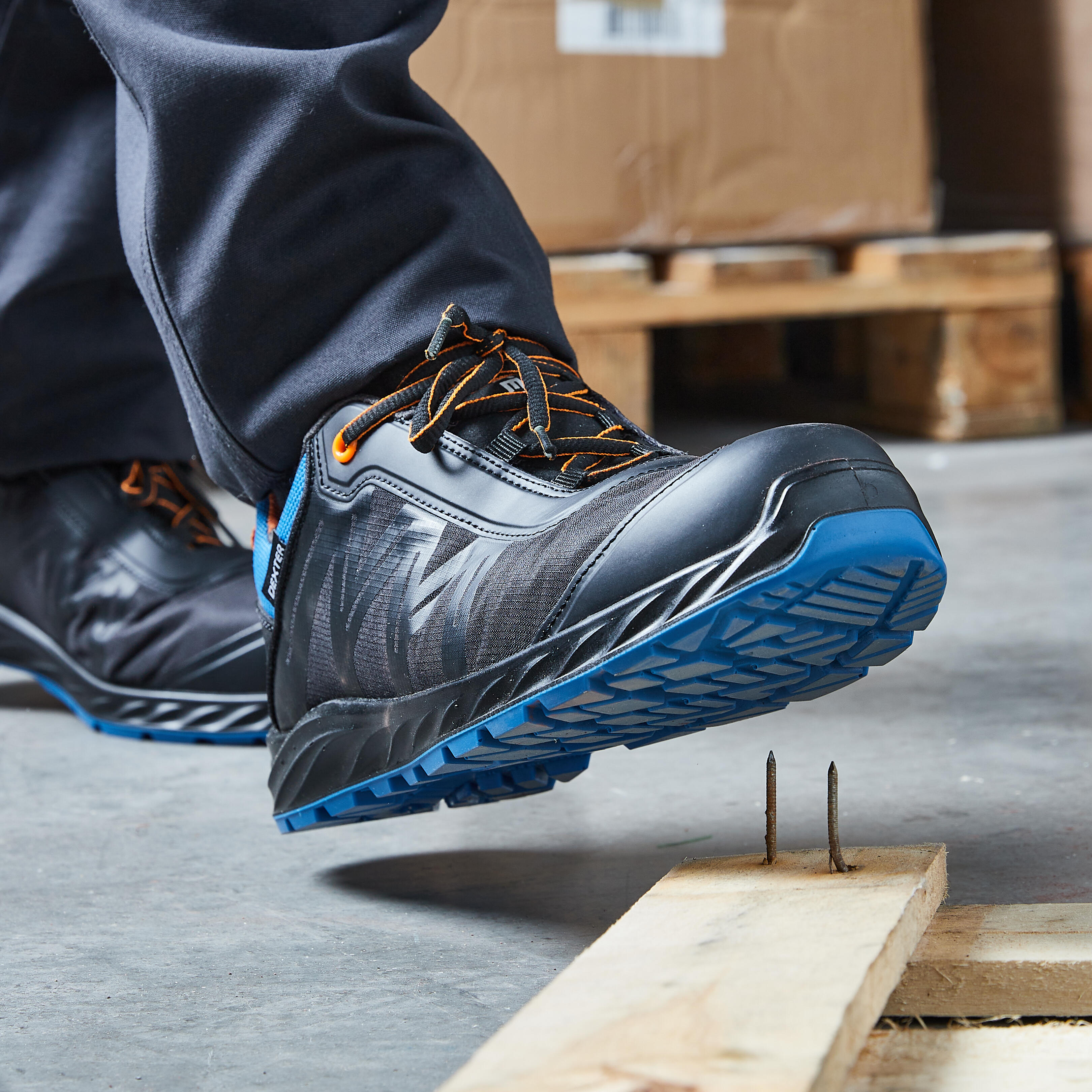 Chaussures de sécurité basses S1P Dexter urban, DEXTER noir T43 - 5