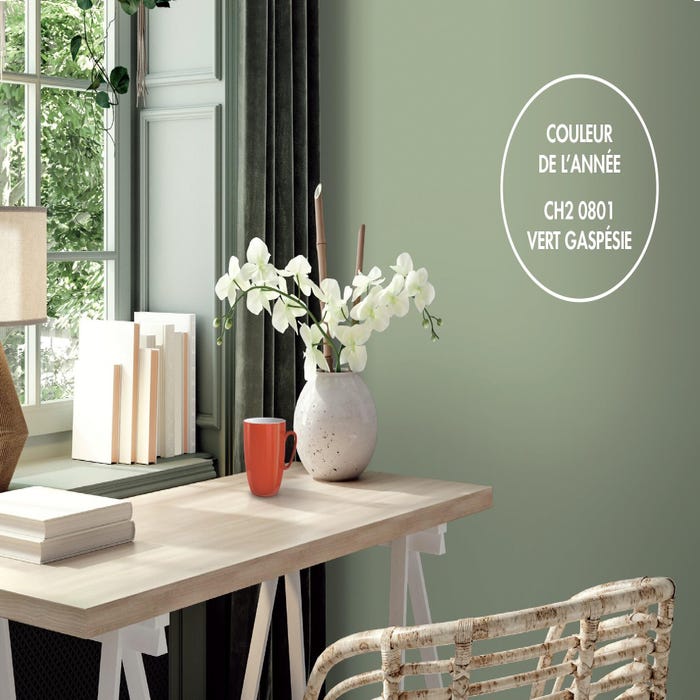 vert gaspésie couleur de l'année peinture couleur ripolin vert gris