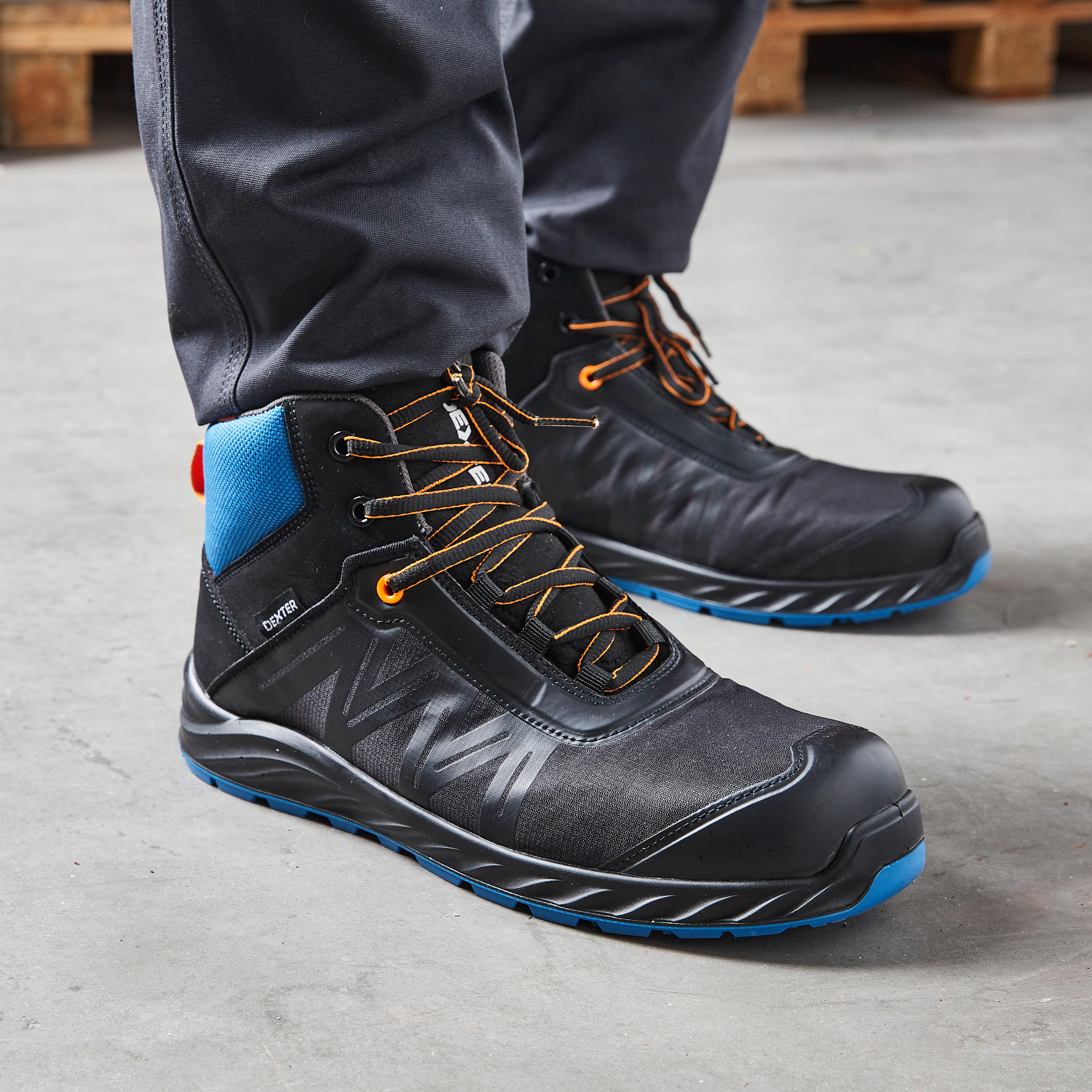 Chaussures de sécurité hautes S3 DEXTER noir T42 - 8