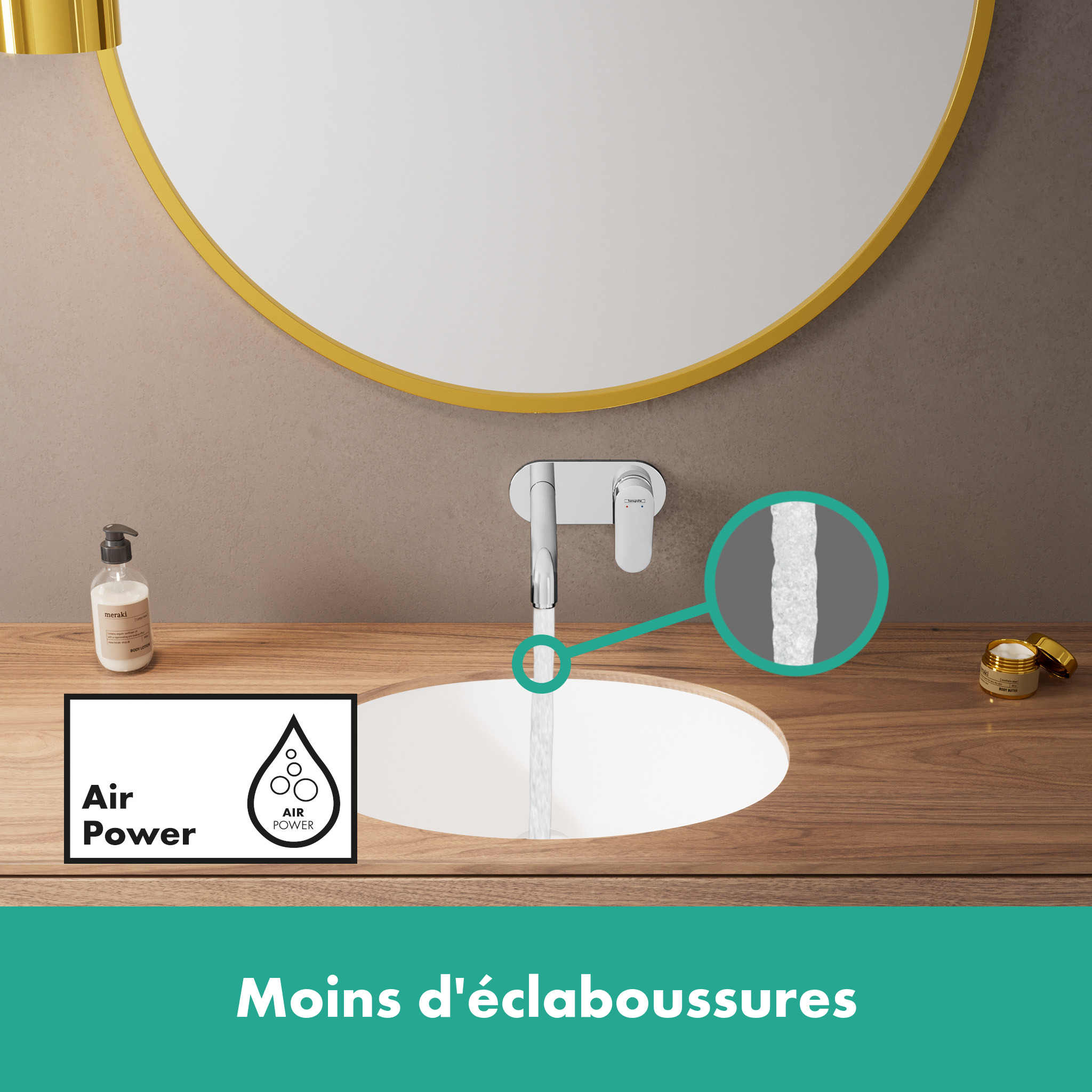 Plus de volume en mélangeant air et eau hansgrohe - 4
