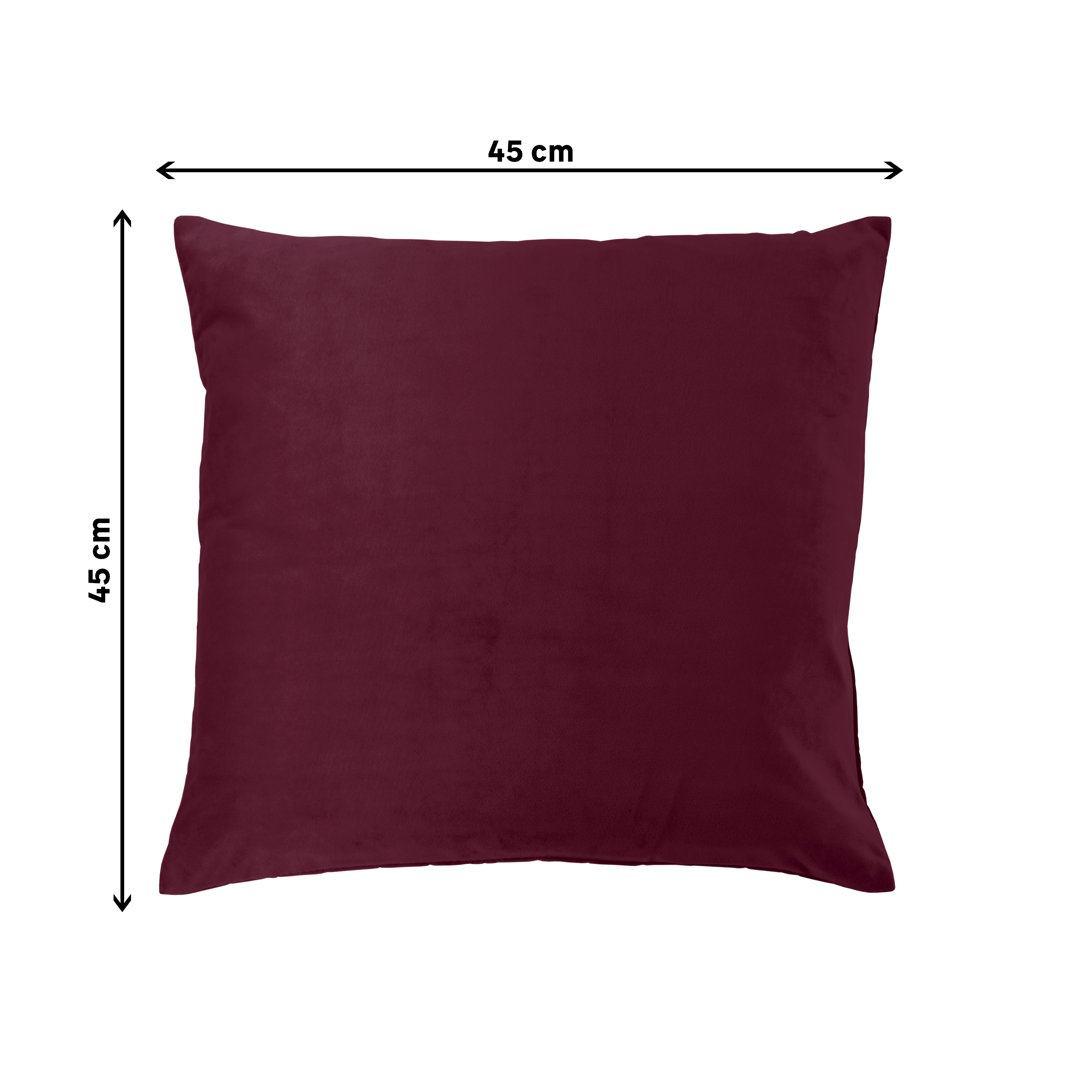 Coussin Clarks, rouge l.45 x L.45 cm INSPIRE - 2