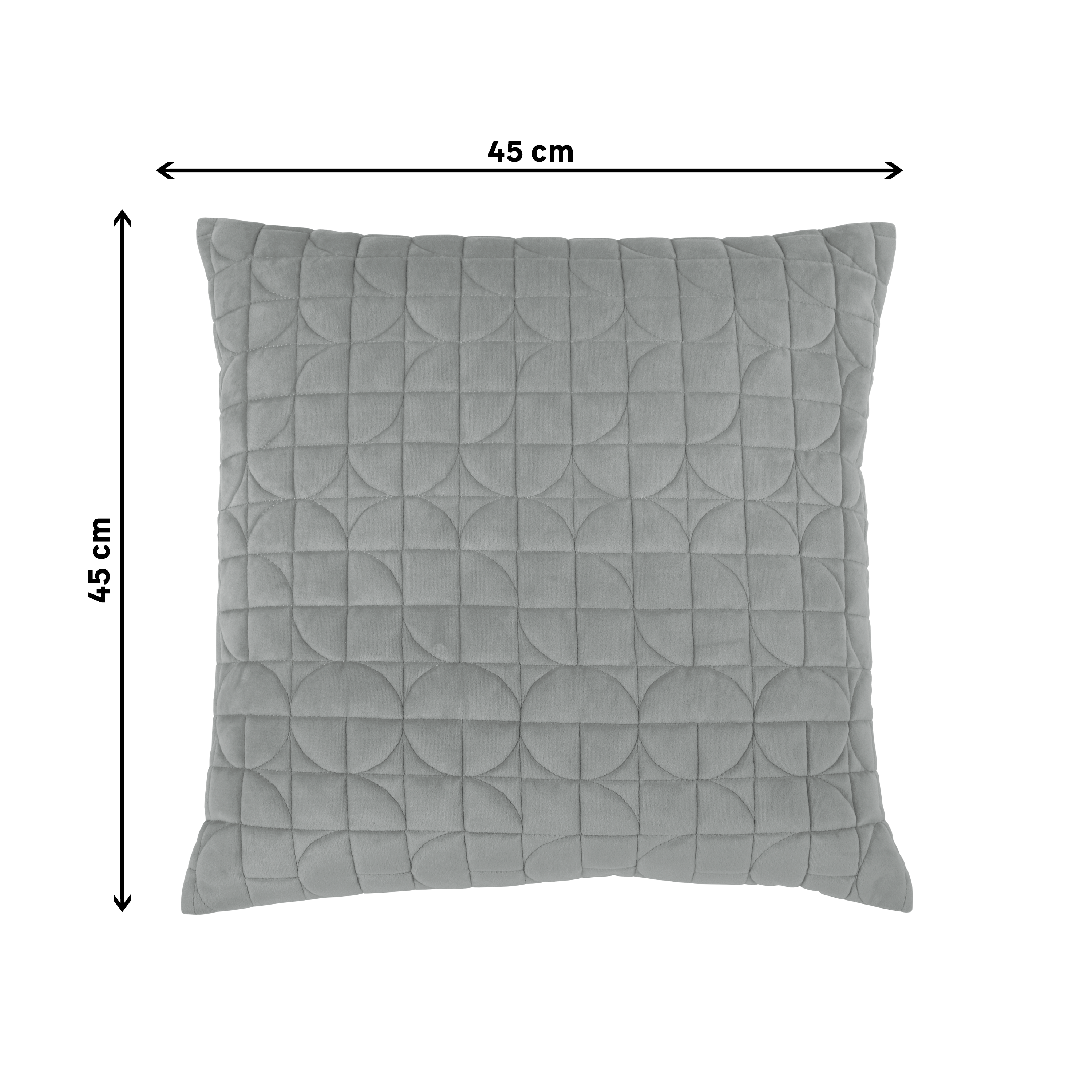 Almofada decorativa INSPIRE JONASSON 45X45CM CINZA/PRATEADO - 7