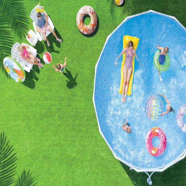 Piscine prism frame tubulaire rectangulaire Intex