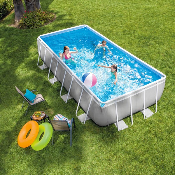 Piscine tubulaire rectangulaire Prism Frame INTEX