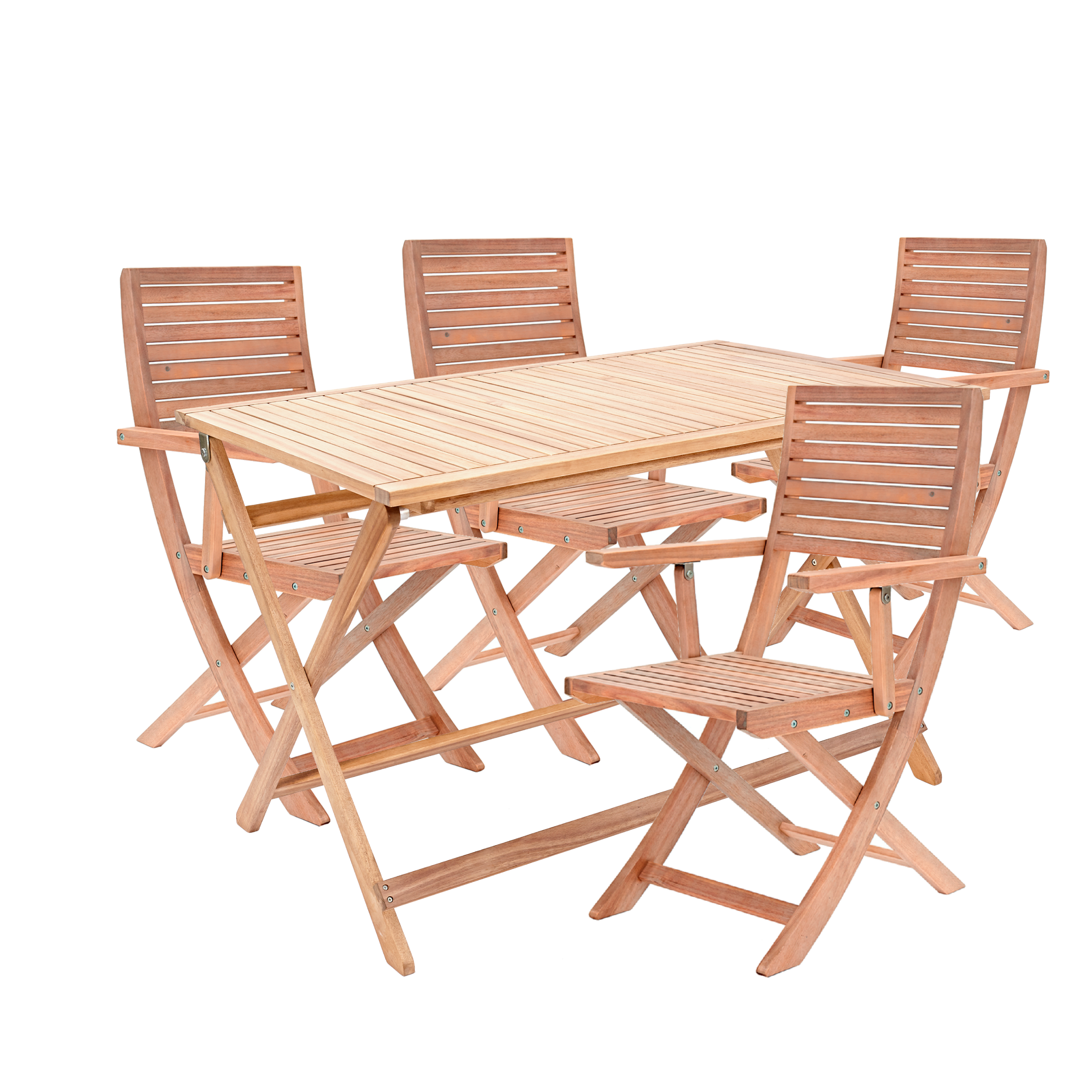 Mesa de madeira NATERIAL SOLIS ORIGAMI 114X70CM ACACIA - 24