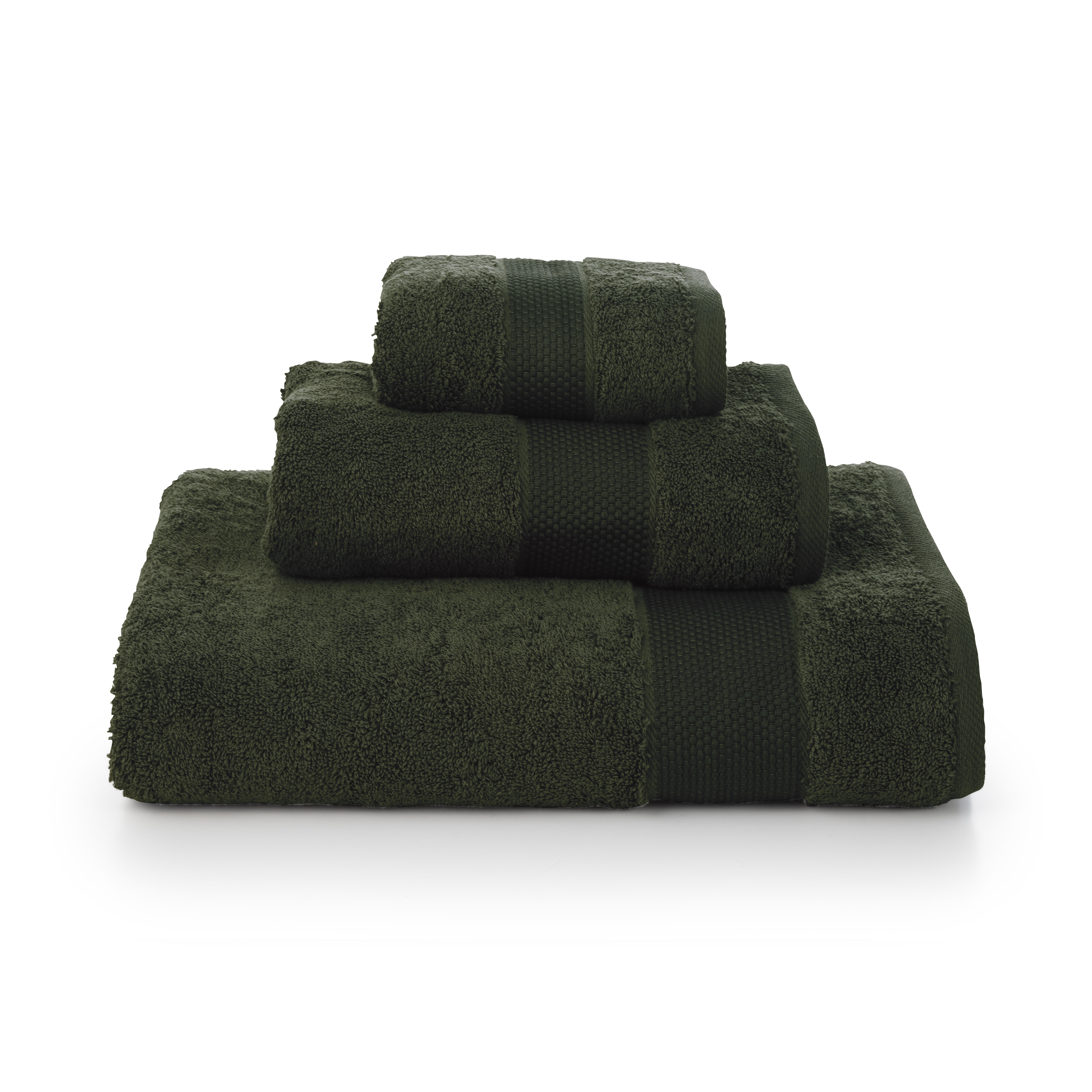Asciugamano Bianco Ricamato Small Herbs Multi - Asciugamano Da Toilette 30 X 50 Cm 91801314
