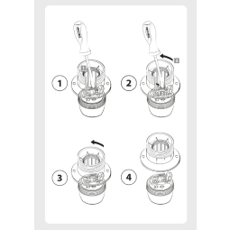 Casquilho e-14 com suporte abajur preto - 6