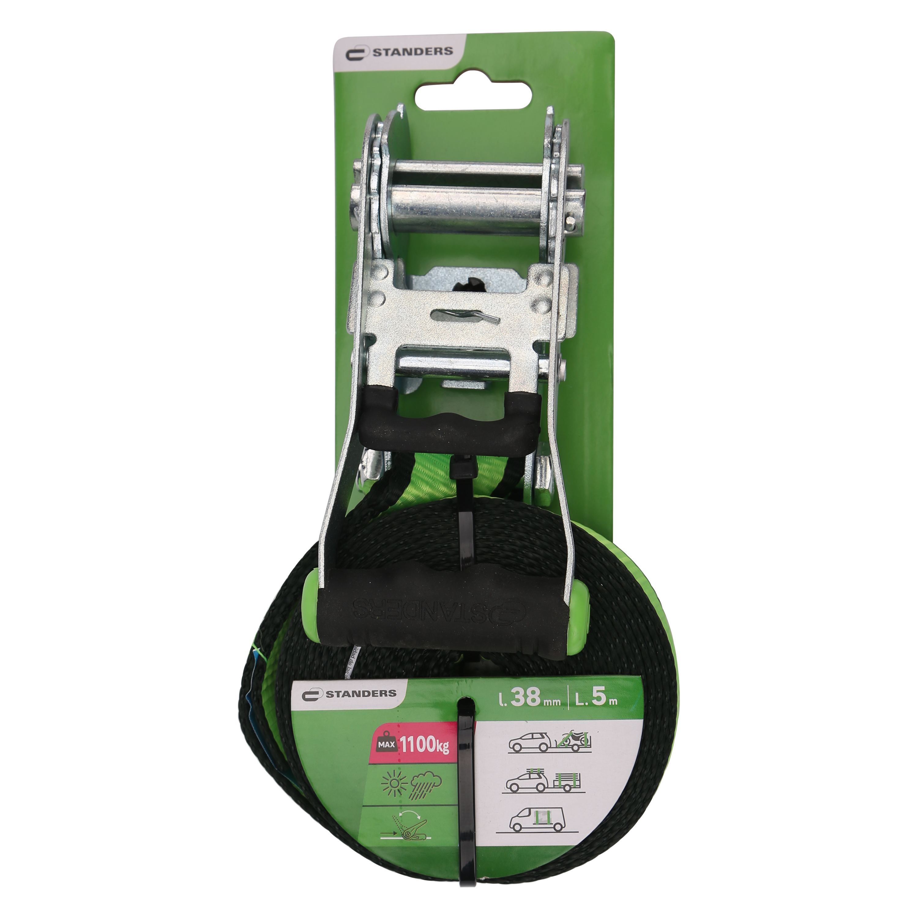 Pas transportowy 38 mm x 5 m 1100 kg z napinaczem - 16