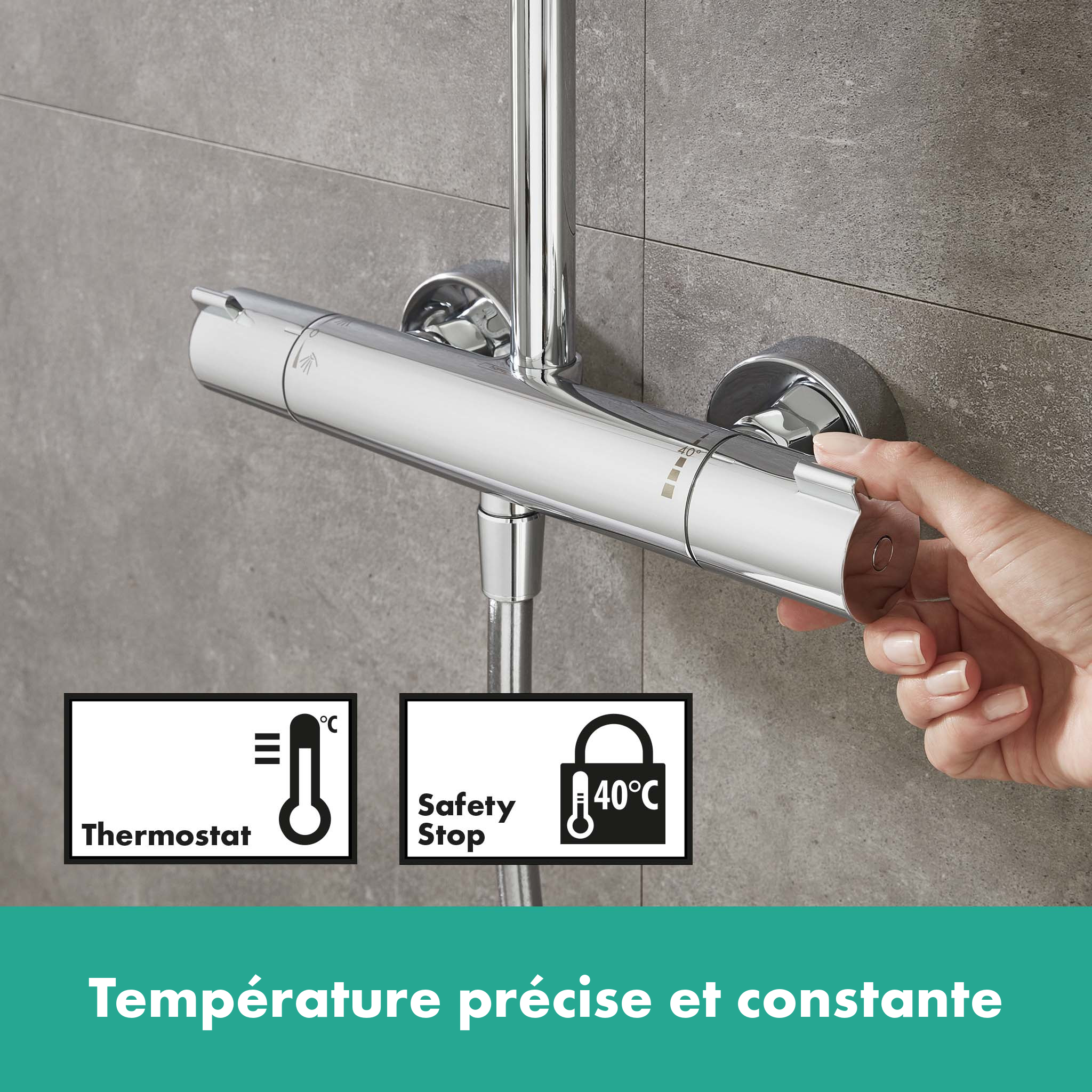 Régulation constante de la température hansgrohe - 7