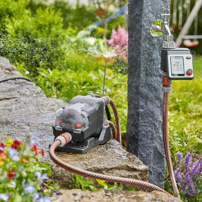 Programmateur d'arrosage Gardena master jusqu'à 6 réseaux d'arrosage