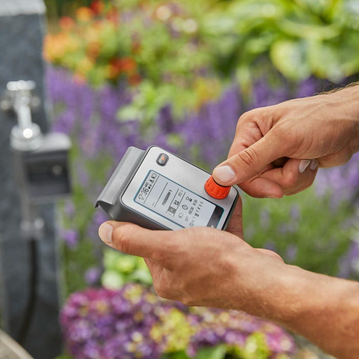 Programmateur d'arrosage Gardena master interface pratique