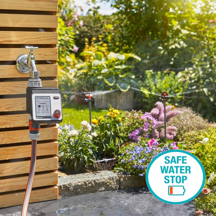 Programmateur d'arrosage Gardena master water stop