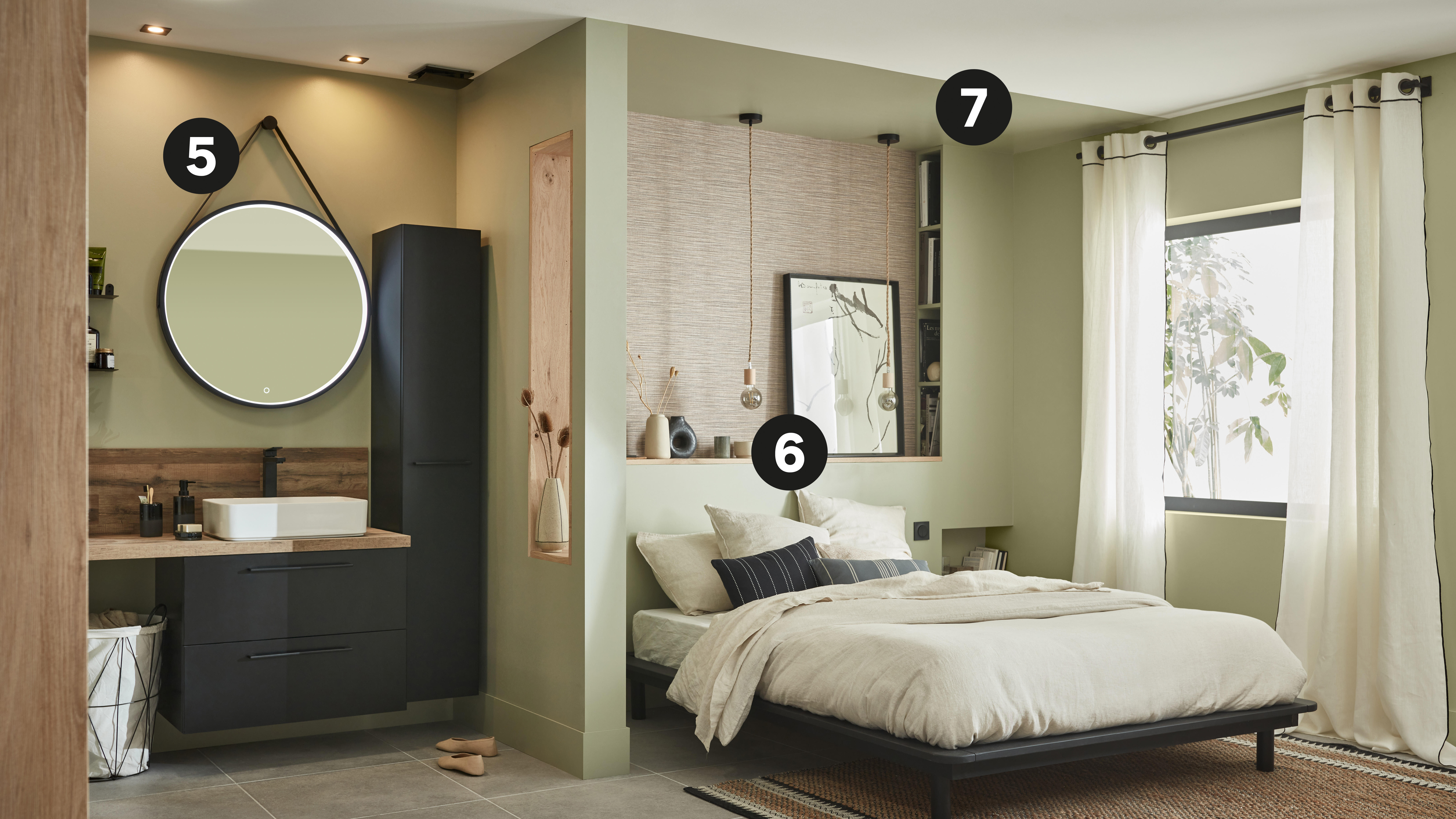 Mitigeur de lavabo noir XL, Studio, SENSEA - 5