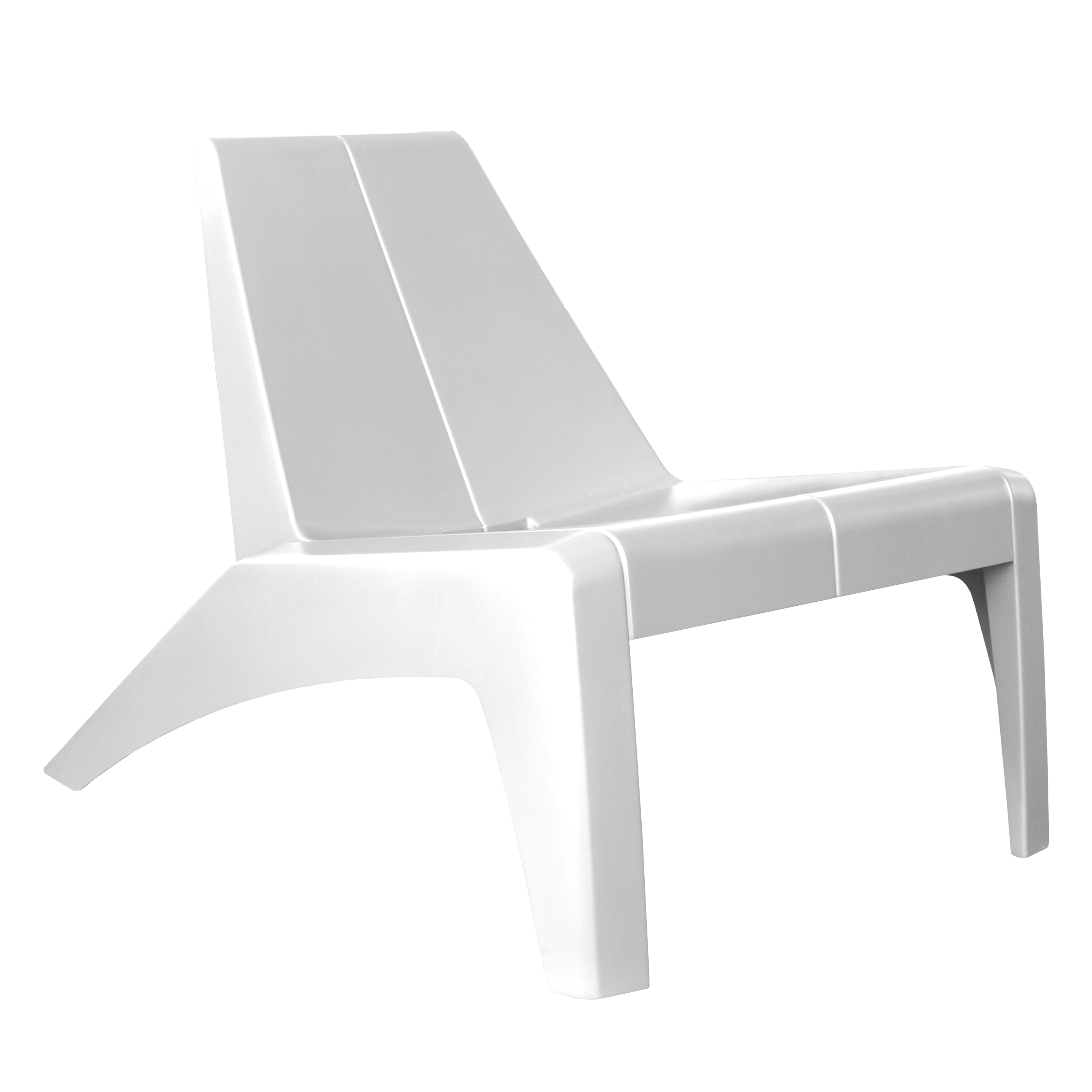 Cadeira de jardim relax branco Halius Naterial - 3