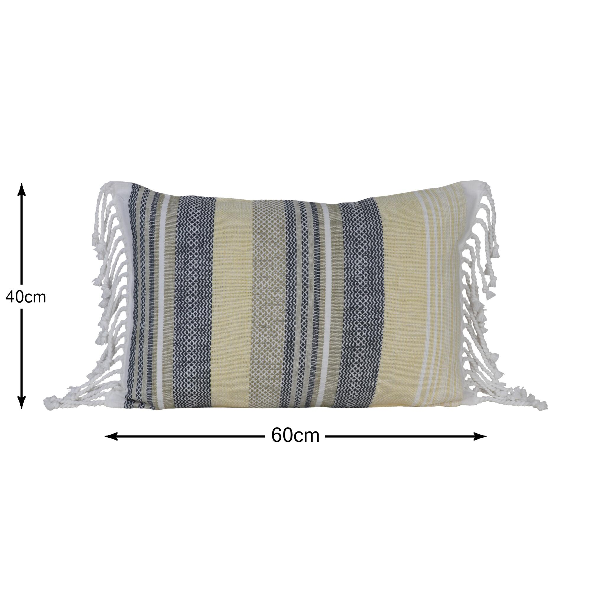 Cuscino INSPIRE David giallo / dorato 60 x 40 cm - 5