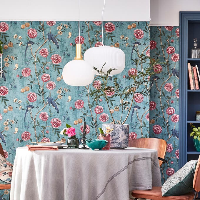 photo d'un papier peint floral