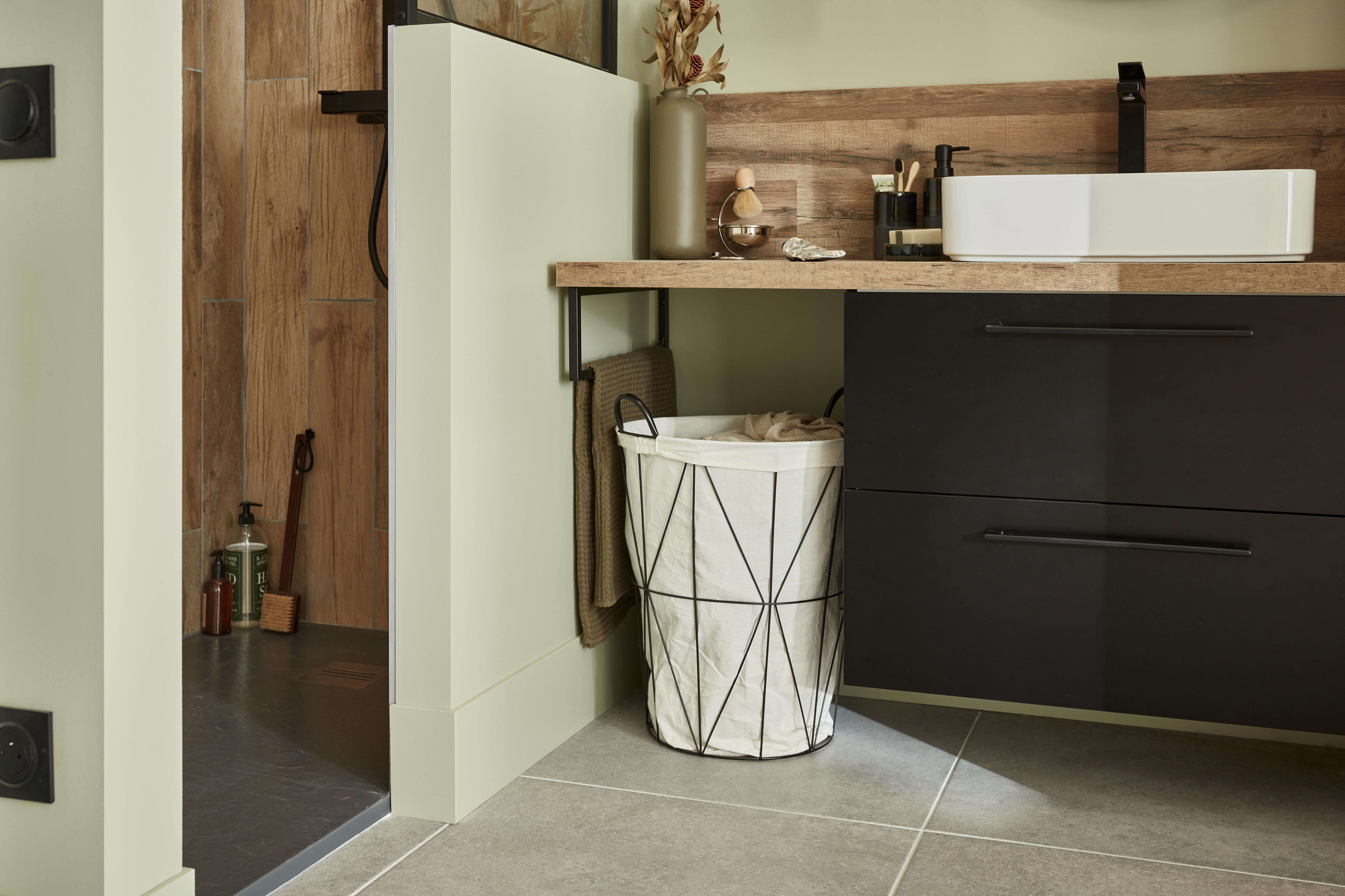 Mitigeur de lavabo noir XL, Studio, SENSEA - 4