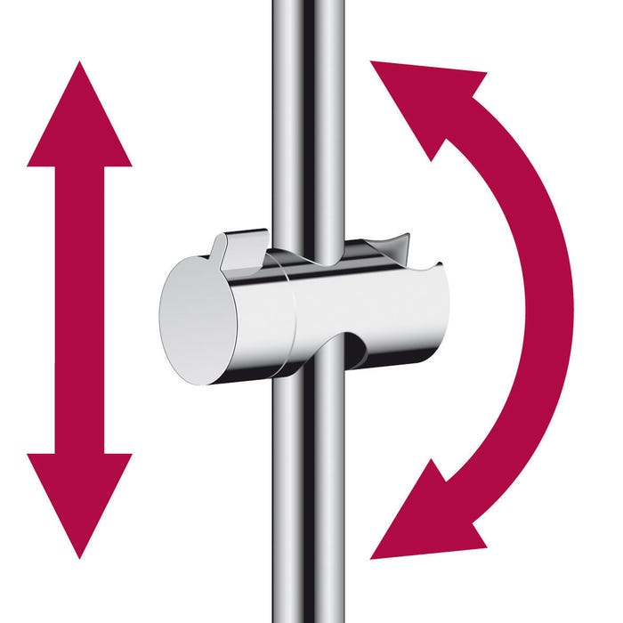 Barre de douche réglable hansgohe