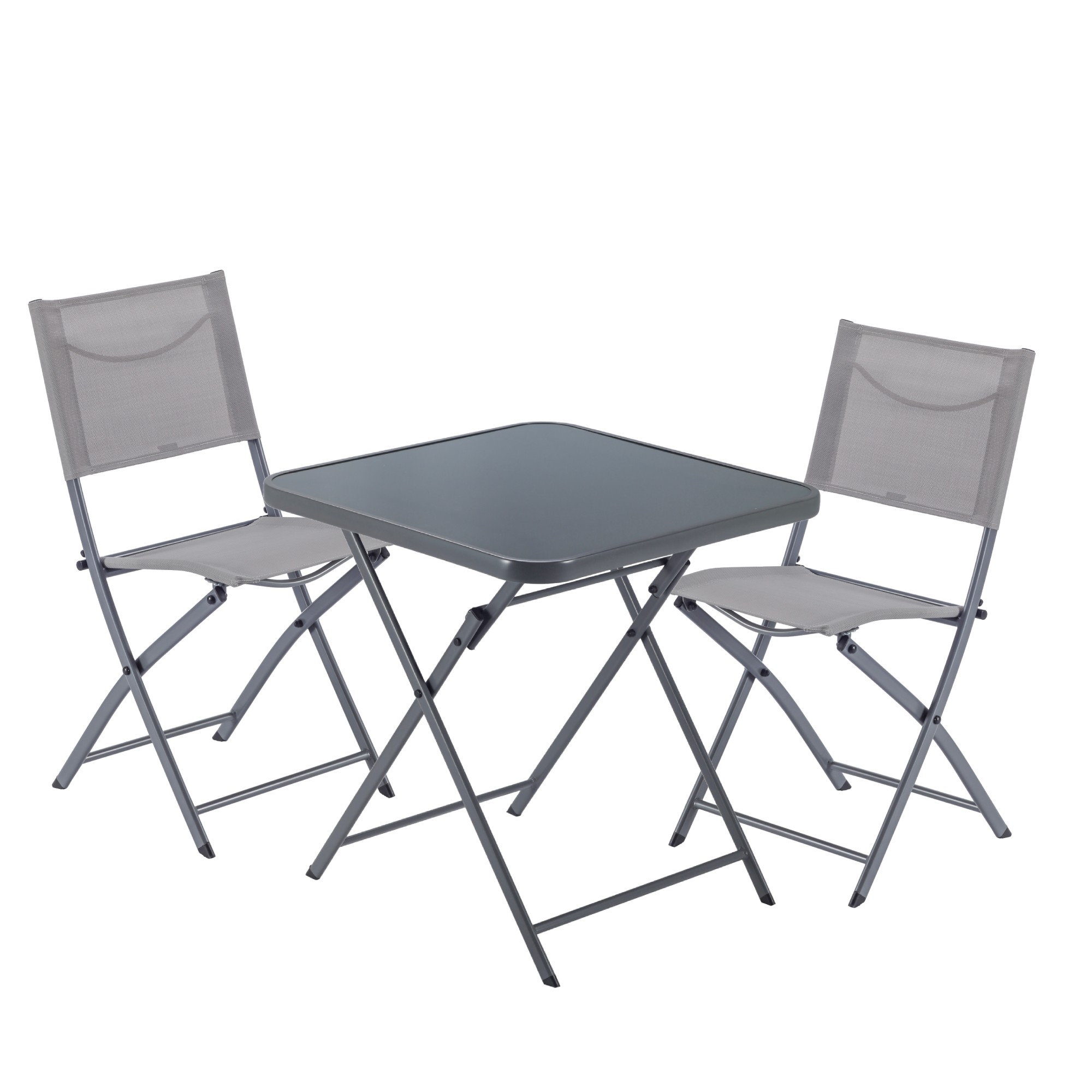 Chaise de jardin NATERIAL Emys en acier taupe - 4