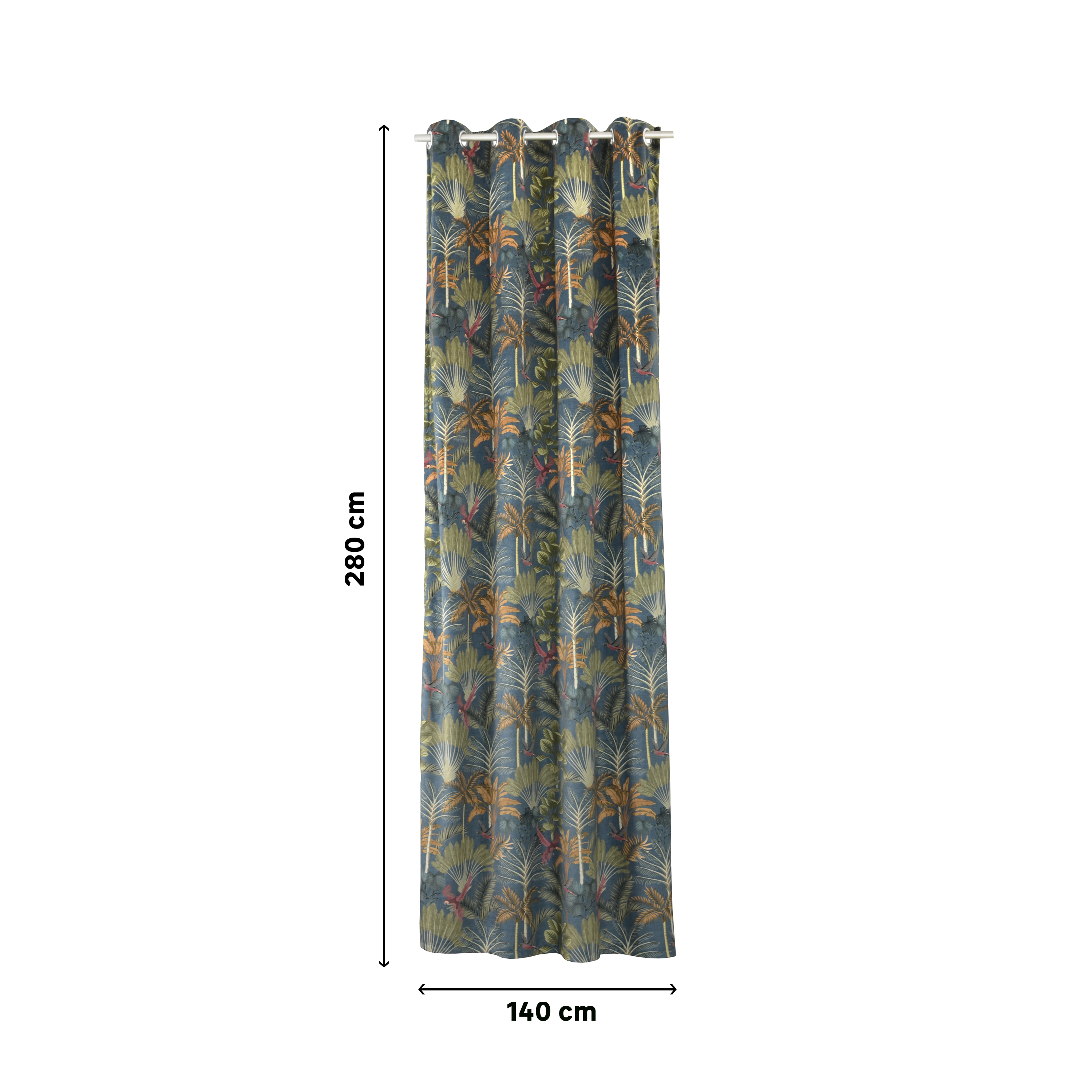 Tenda INSPIRE Nadjila multicolore, occhiello 140x280 cm - 18