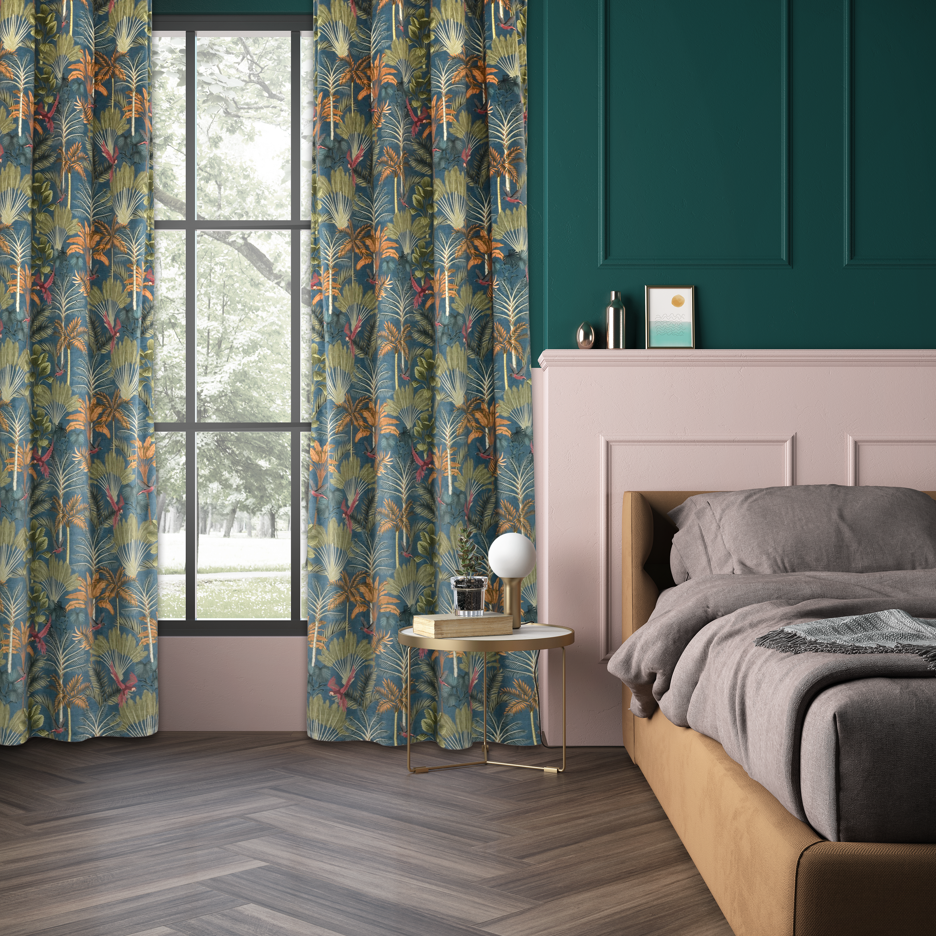 Tenda INSPIRE Nadjila multicolore, occhiello 140x280 cm - 14