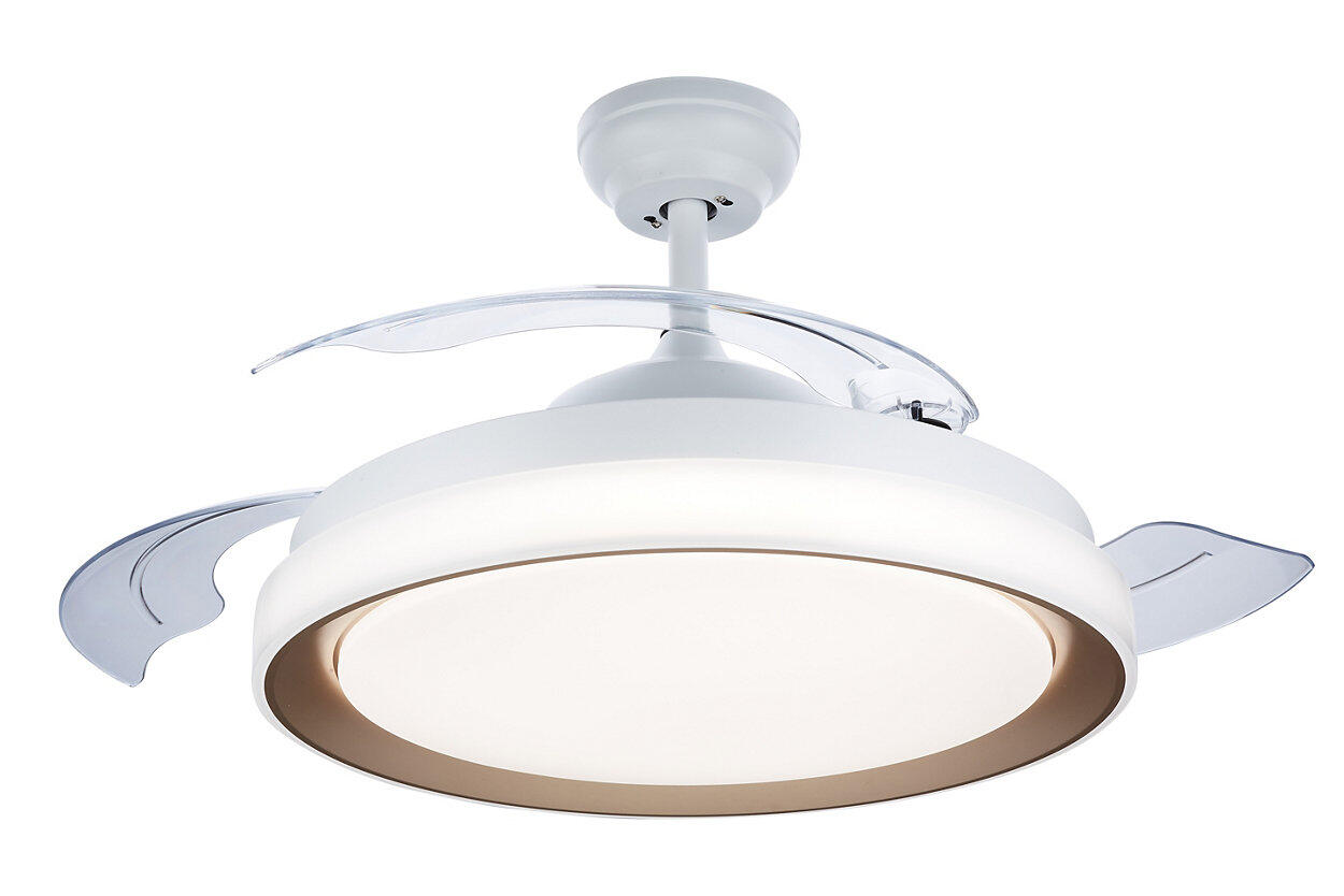 Ventoinha 3 lâminas BLISS D106CM 28W+35W/4500LM IP20 DOURADO - 12