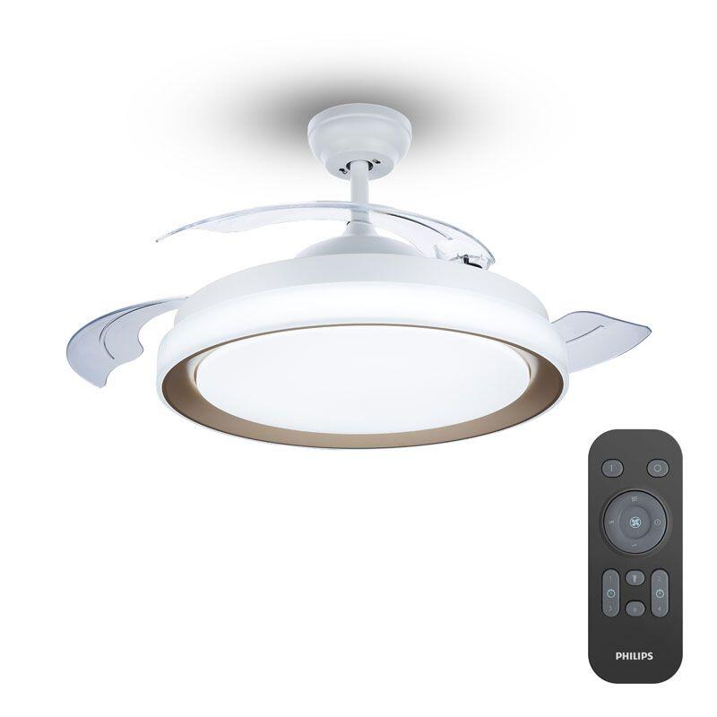 Ventoinha 3 lâminas BLISS D106CM 28W+35W/4500LM IP20 DOURADO - 11