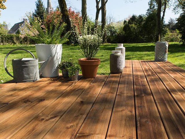 photo de lame en bois pour terrasse