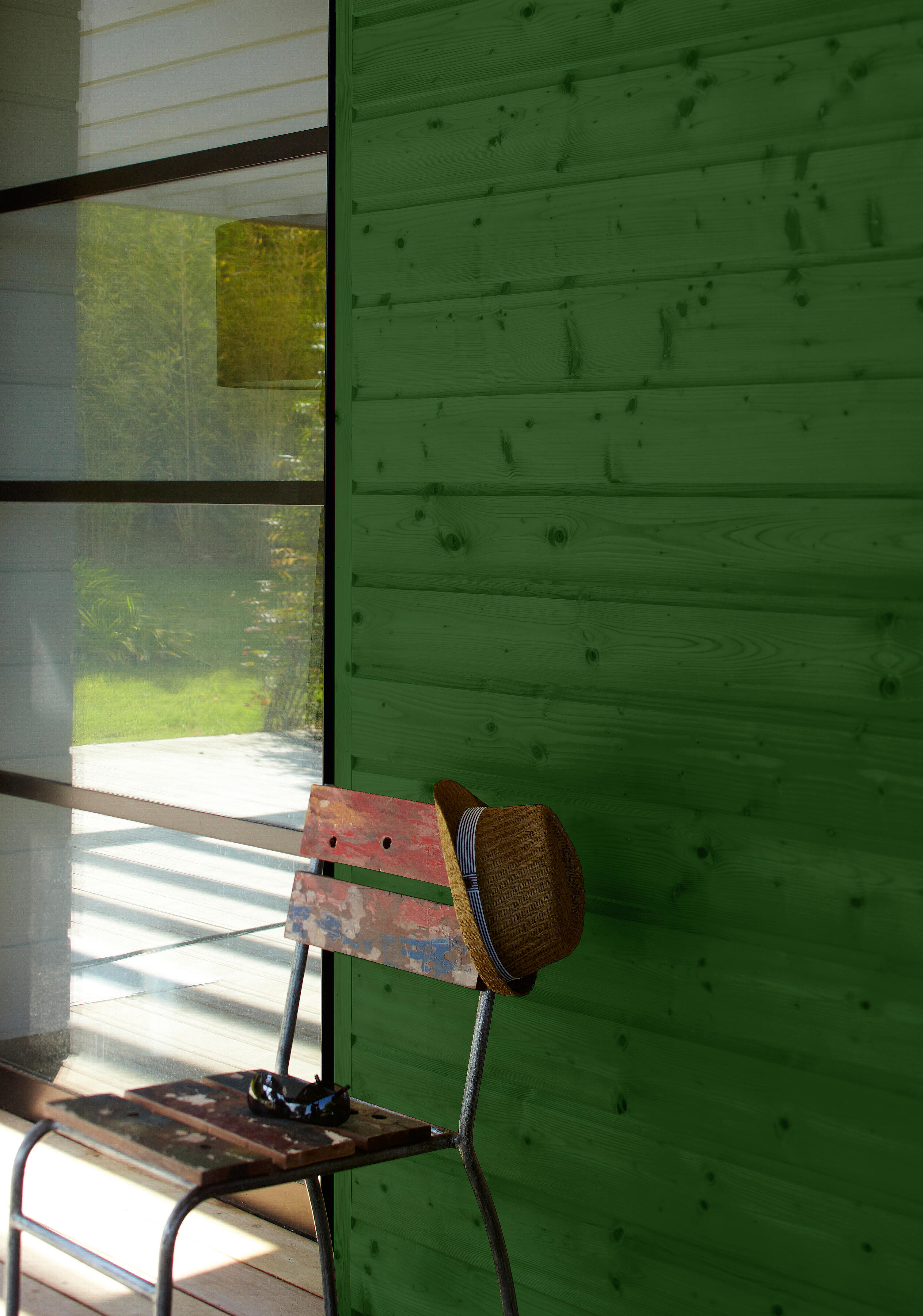 Impregnante per legno da esterno a base acqua LUXENS verde 0.75 lt, 4 anni di protezione. - 2