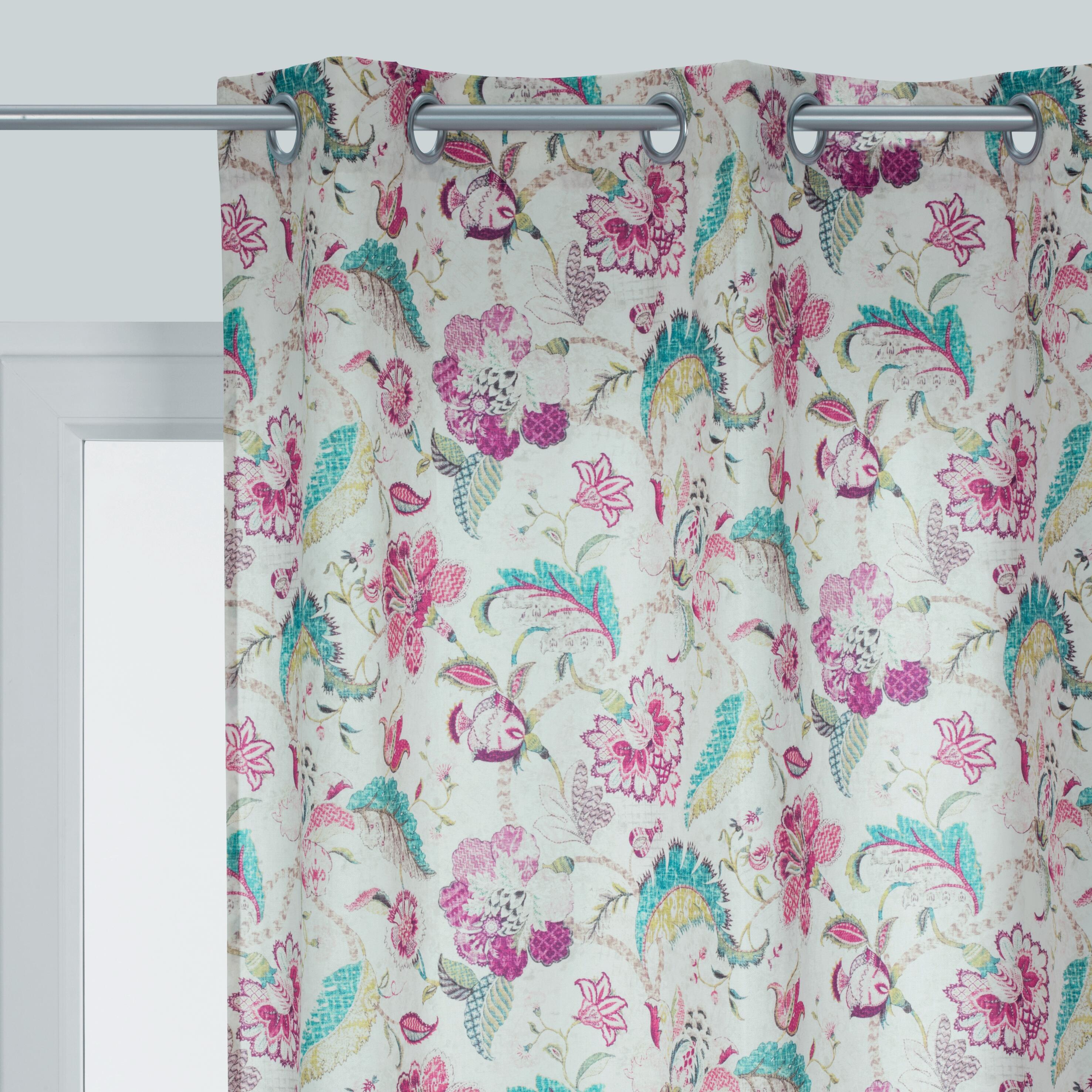 Tenda Kiku rosa, occhiello 140x280 cm - 7