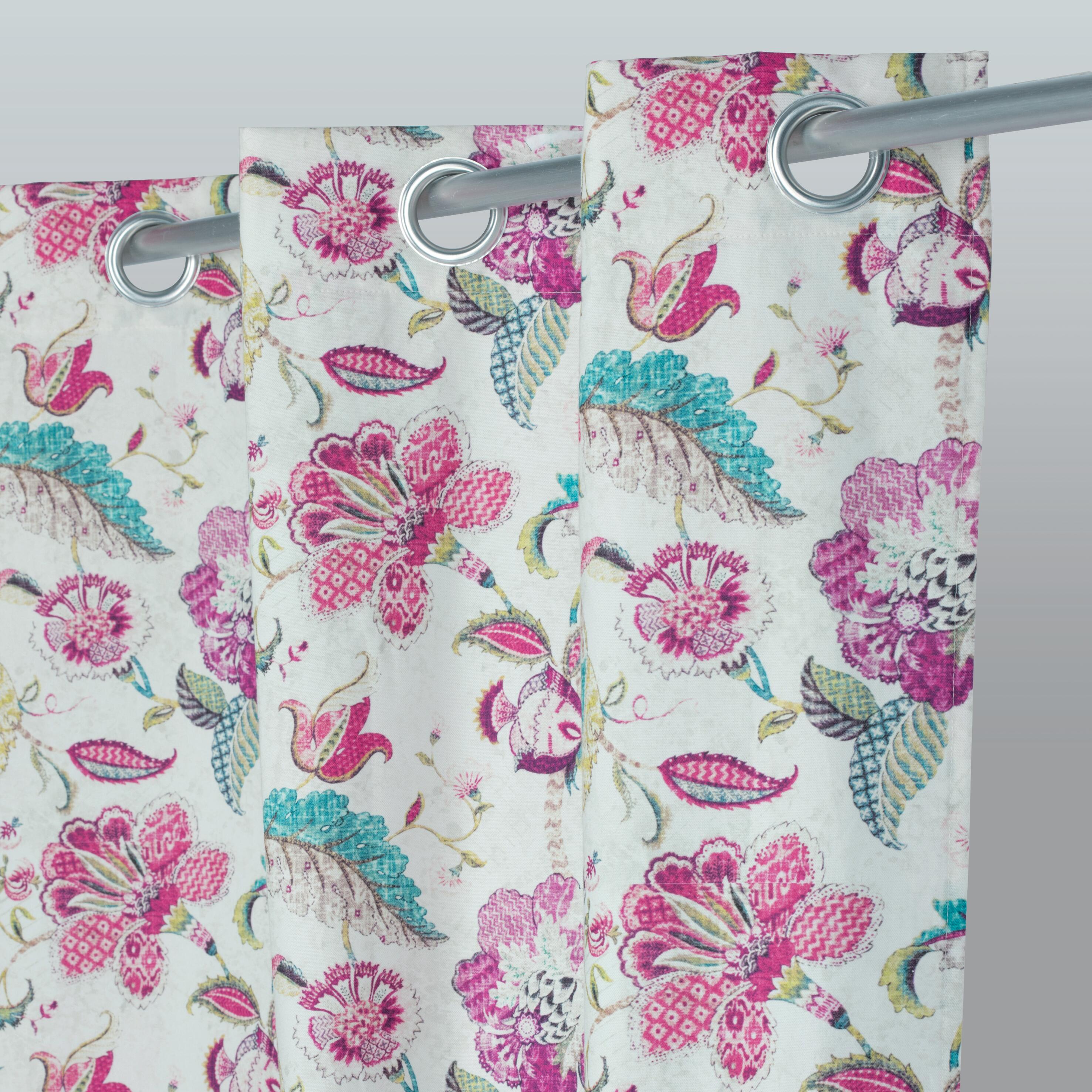 Tenda Kiku rosa, occhiello 140x280 cm - 6