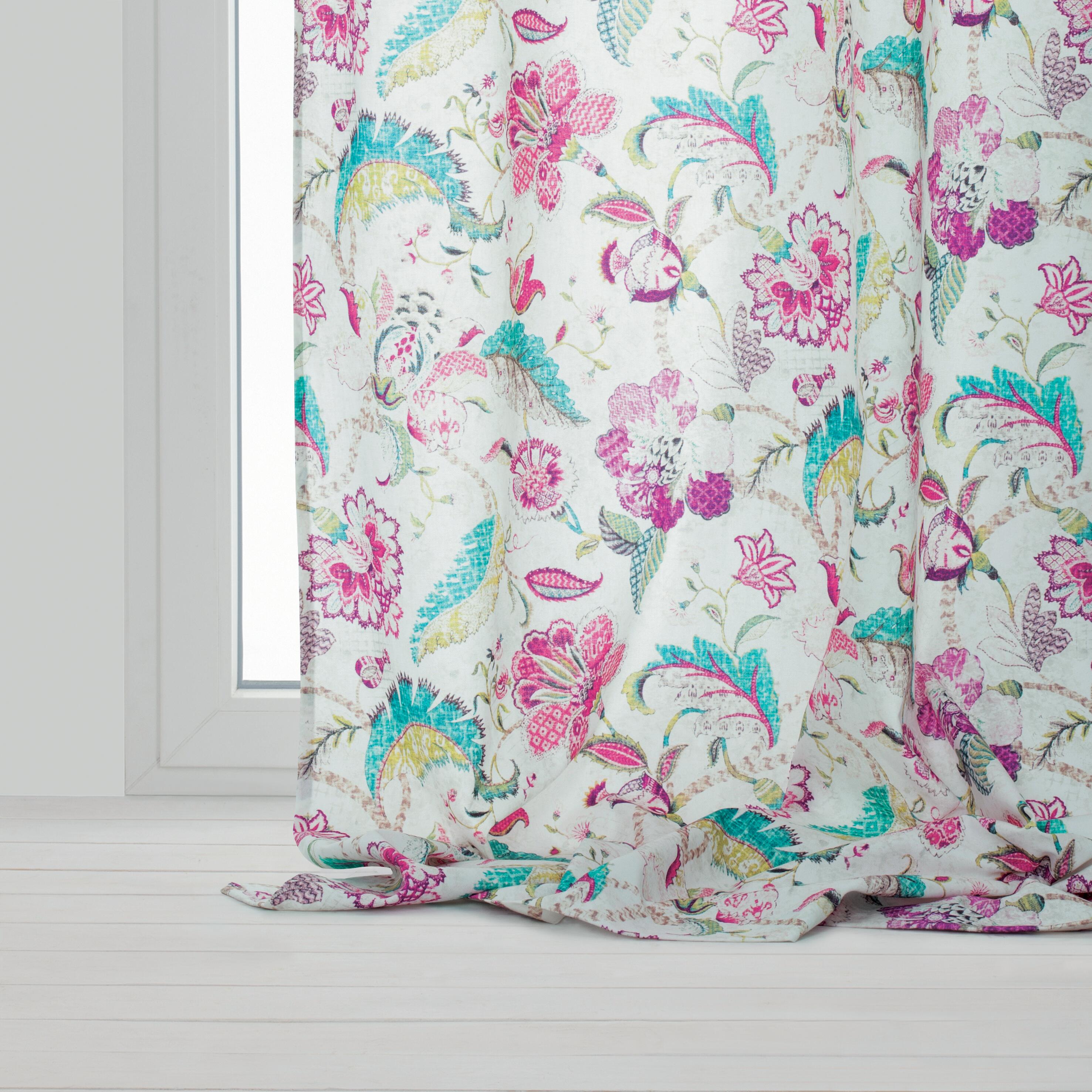 Tenda Kiku rosa, occhiello 140x280 cm - 4