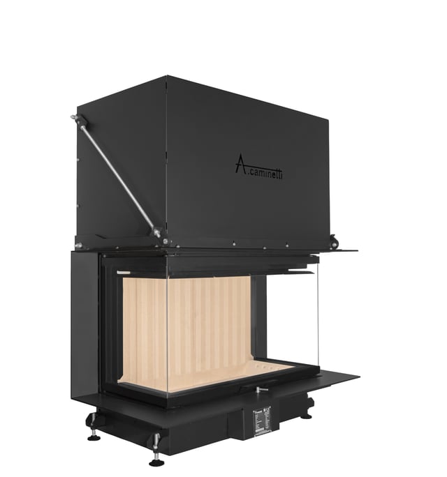 Hogar de leña CAMINETTI Crystal 90 Max 14 kW