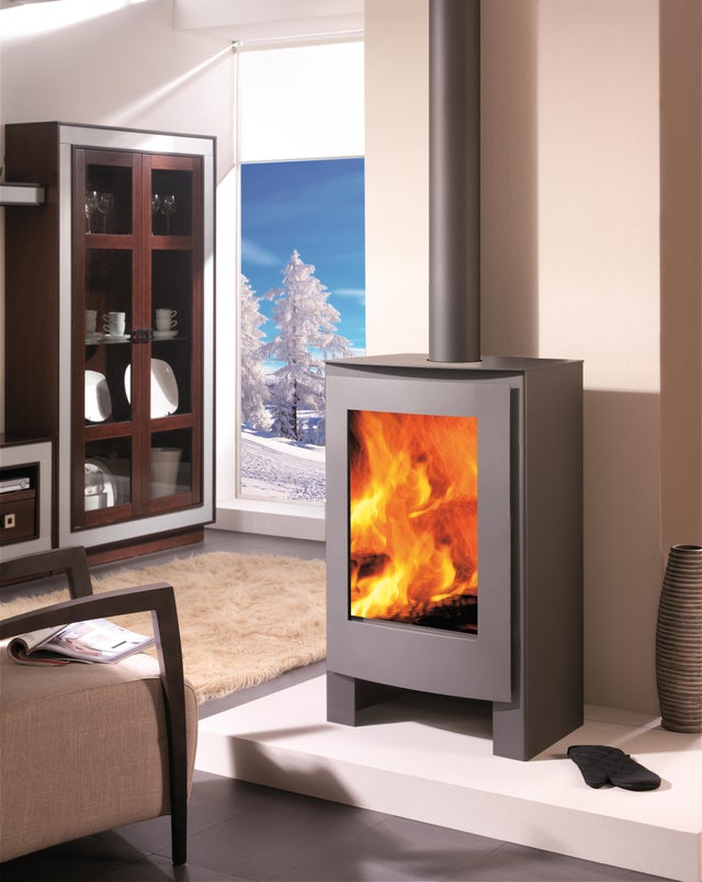 Poele a bois nevada ecodesign noir, PANADERO, 8.7 kW