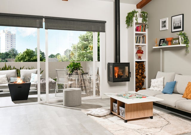 Estufa de leña PANADERO Onix Wall 7,1 kw