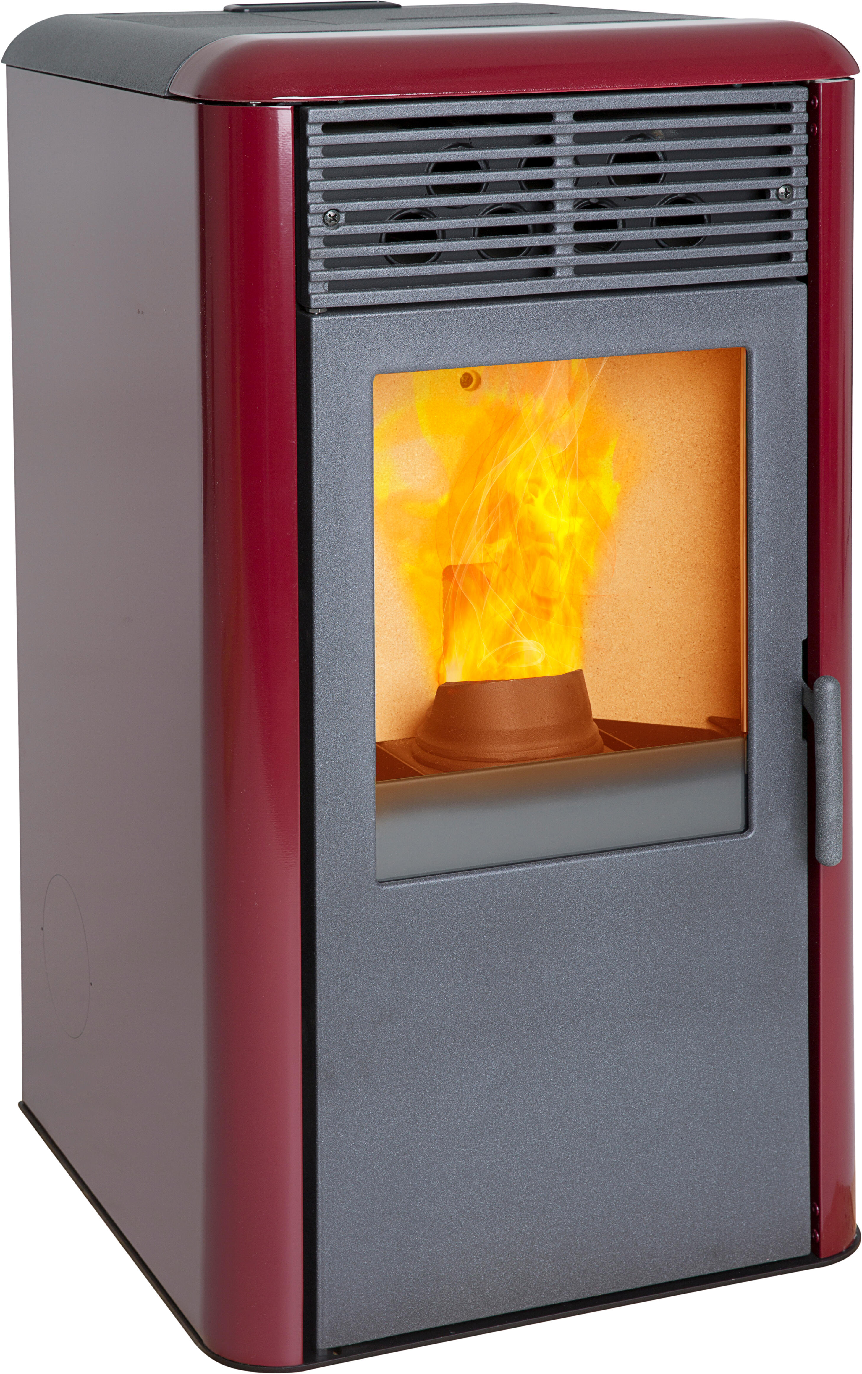 Estufa de pellets INNOFIRE Chip 8 kW burdeos - 4