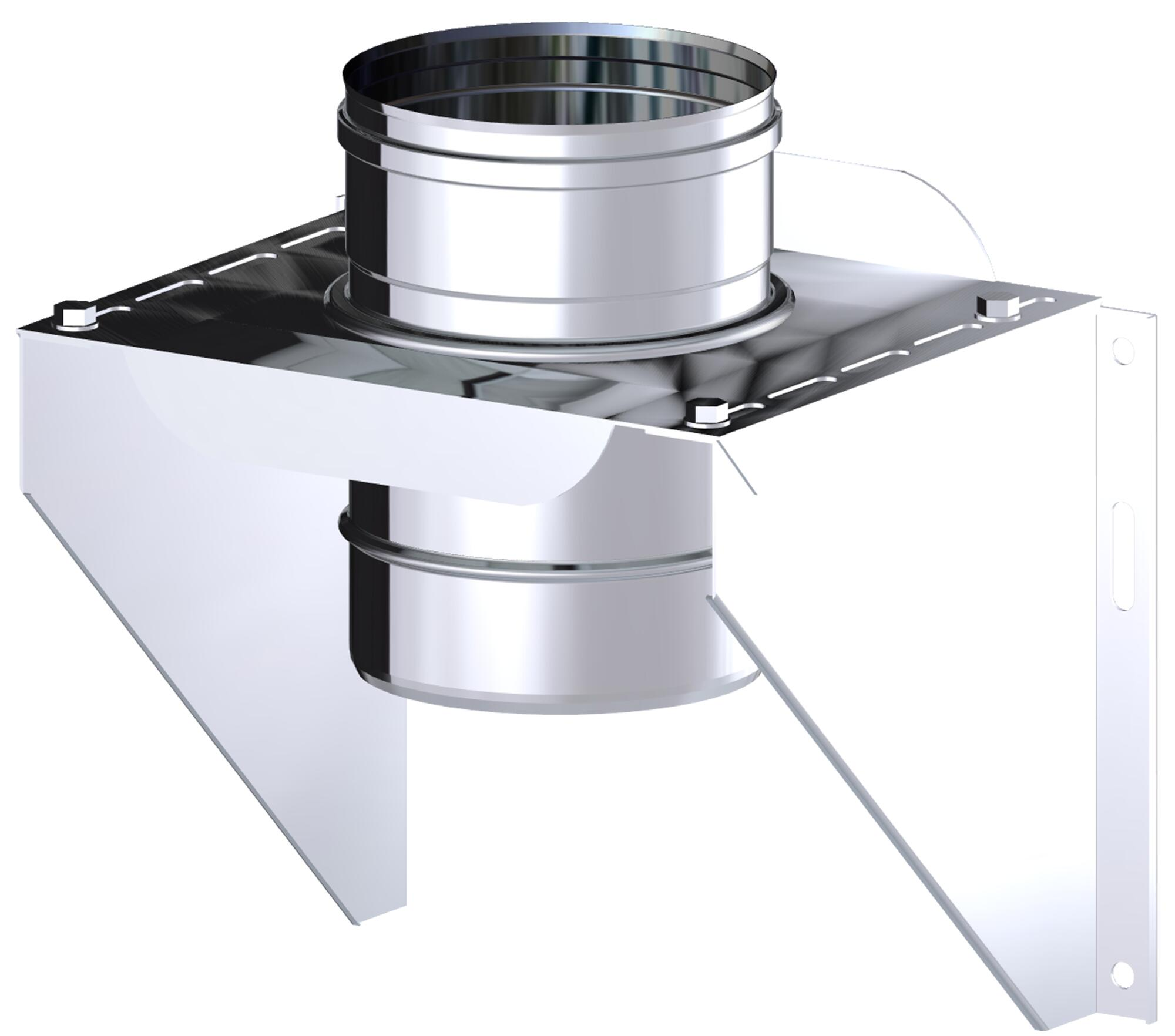 Anclaje regulable en silla con carrete inox 304 gama sw ø175 dinak